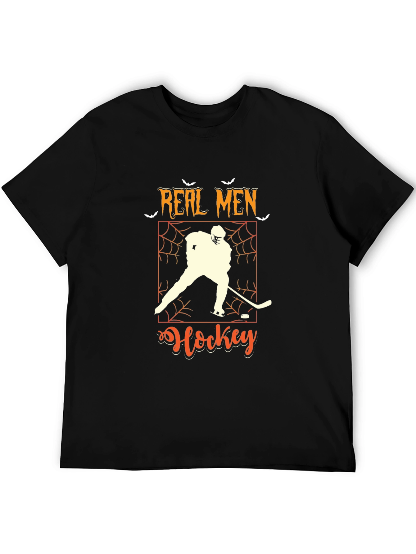 Real Men Hockey Graphic T-Shirt