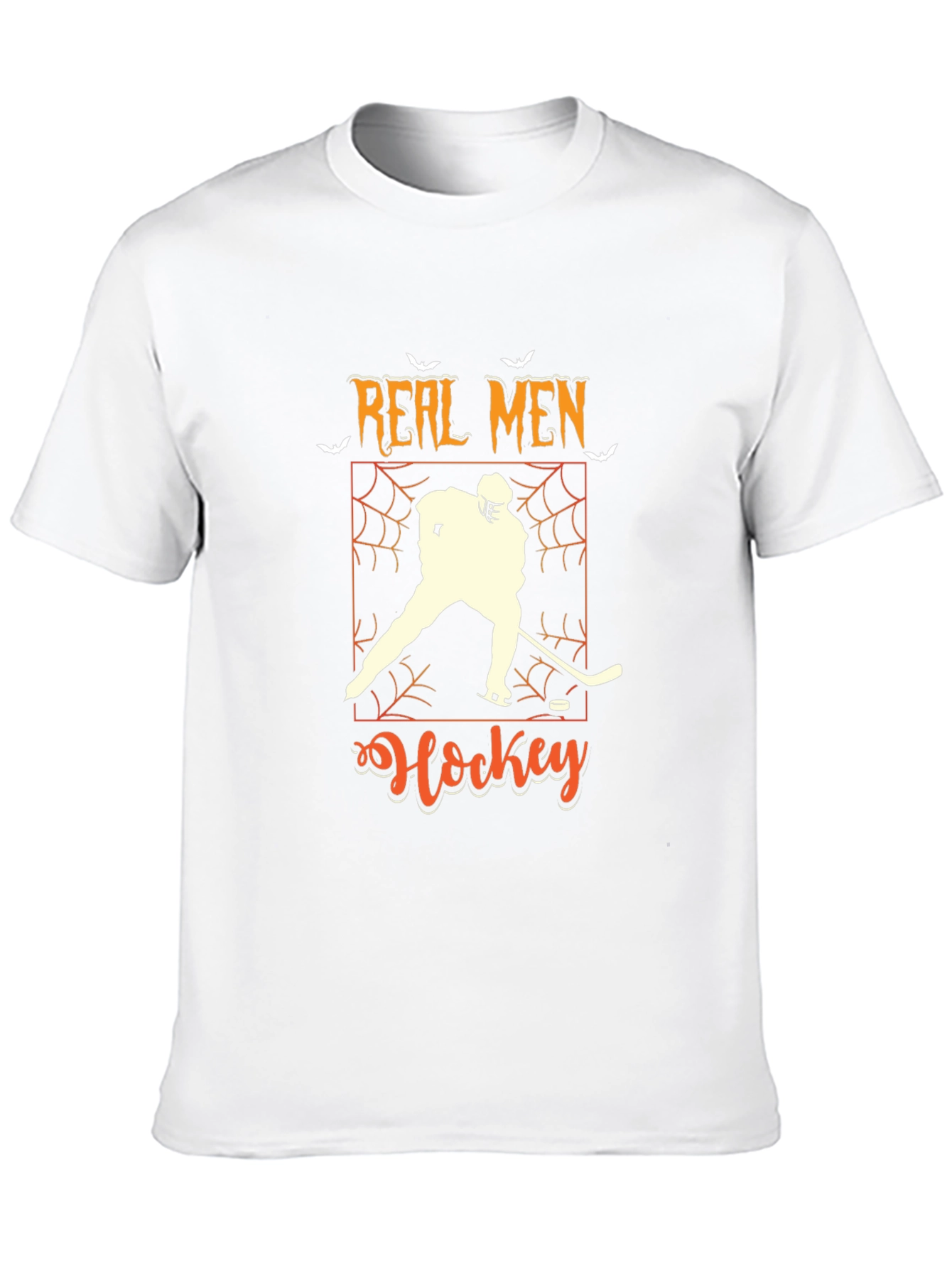 Real Men Hockey Graphic T-Shirt