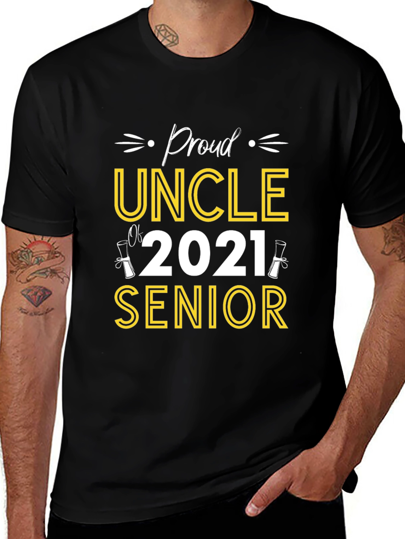 Proud Uncle Of 2021 Senior T-Shirt