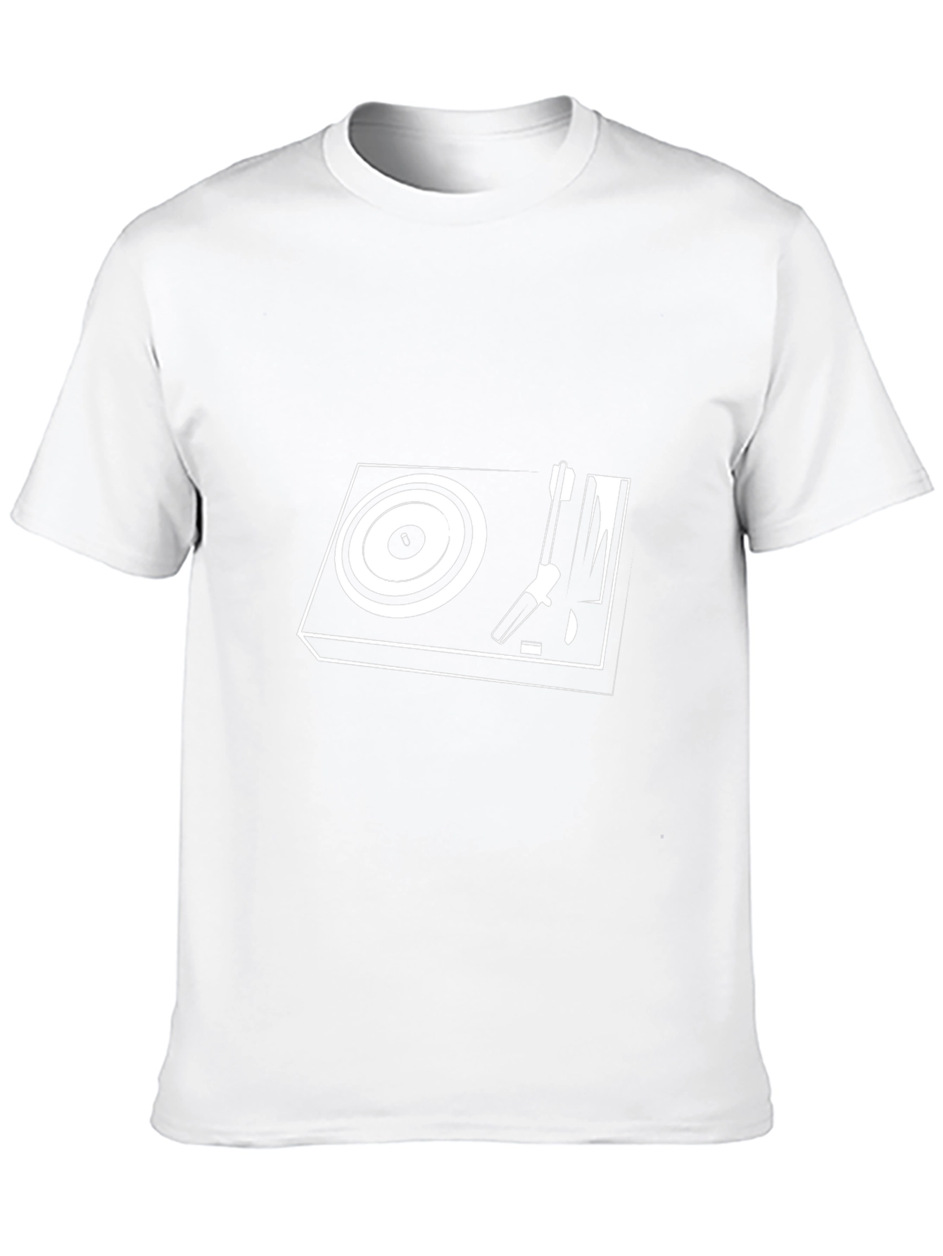 Cool Turntable Graphic Tee - Black