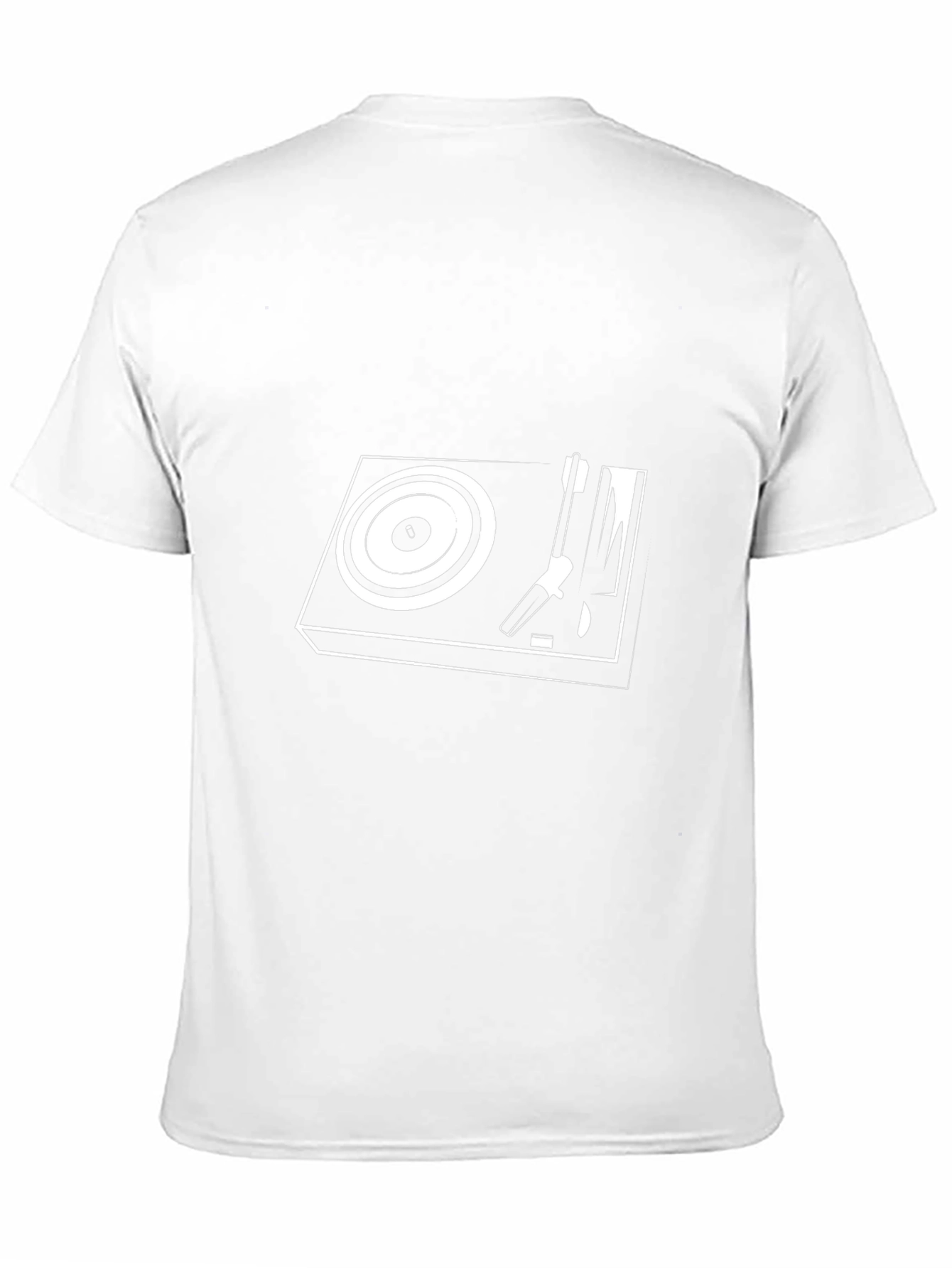 Cool Turntable Graphic Tee - Black