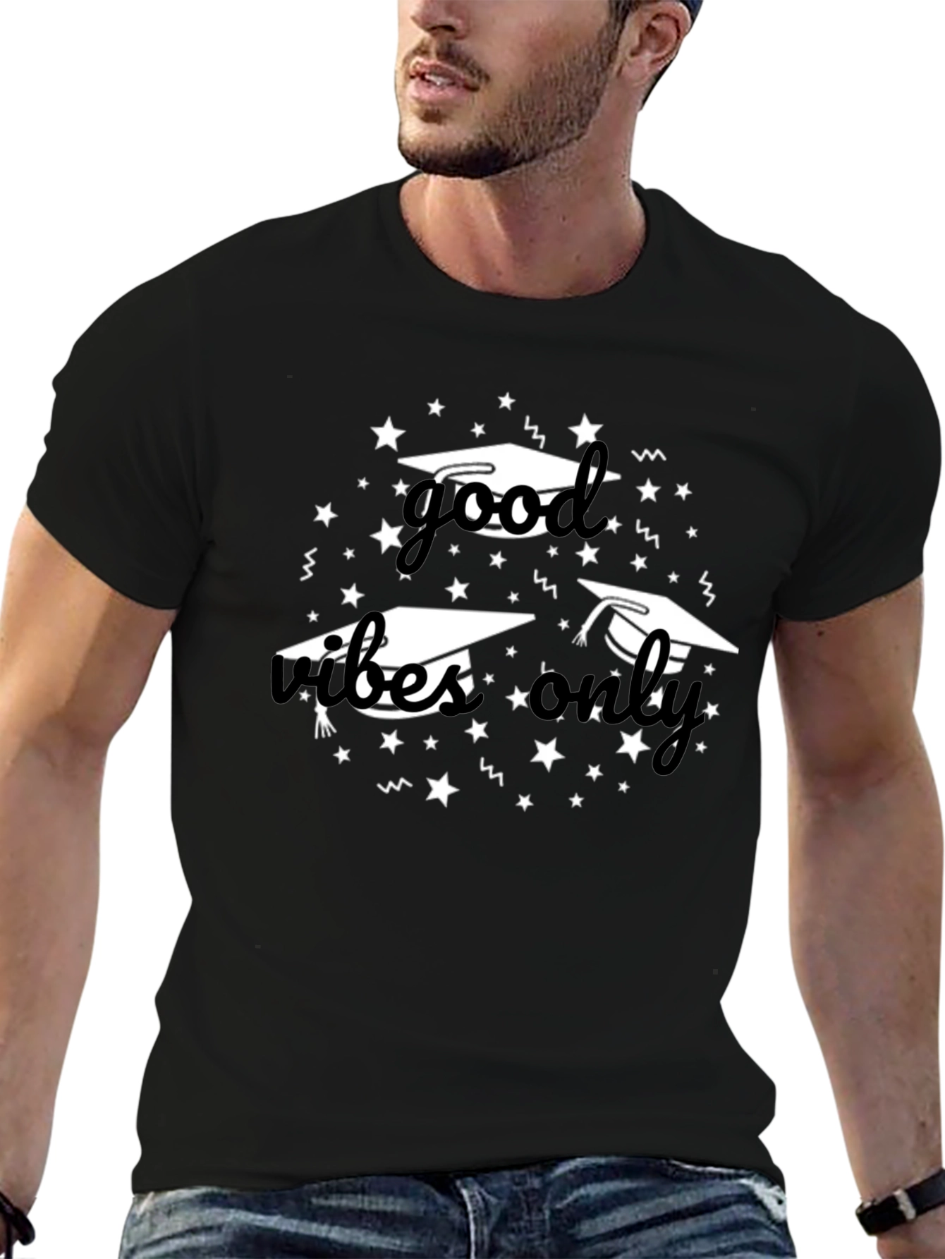 Good Vibes Only Graduation T-Shirt