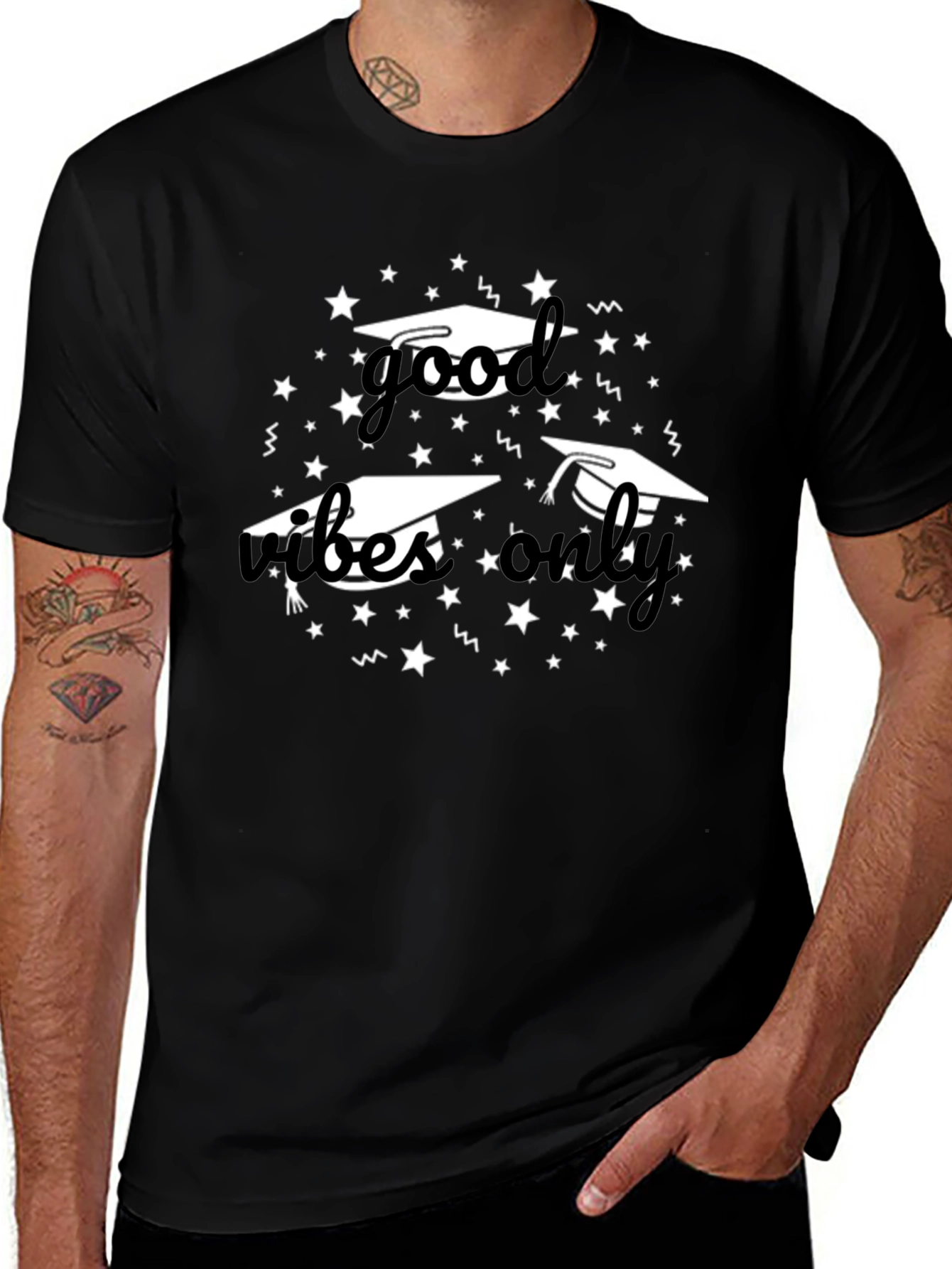 Good Vibes Only Graduation T-Shirt