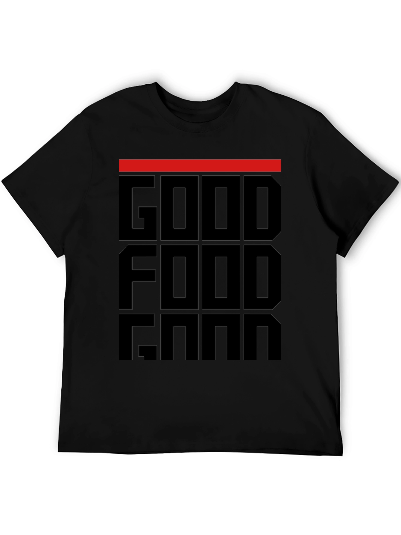 Good Food Gang T-Shirt - Black Graphic Tee