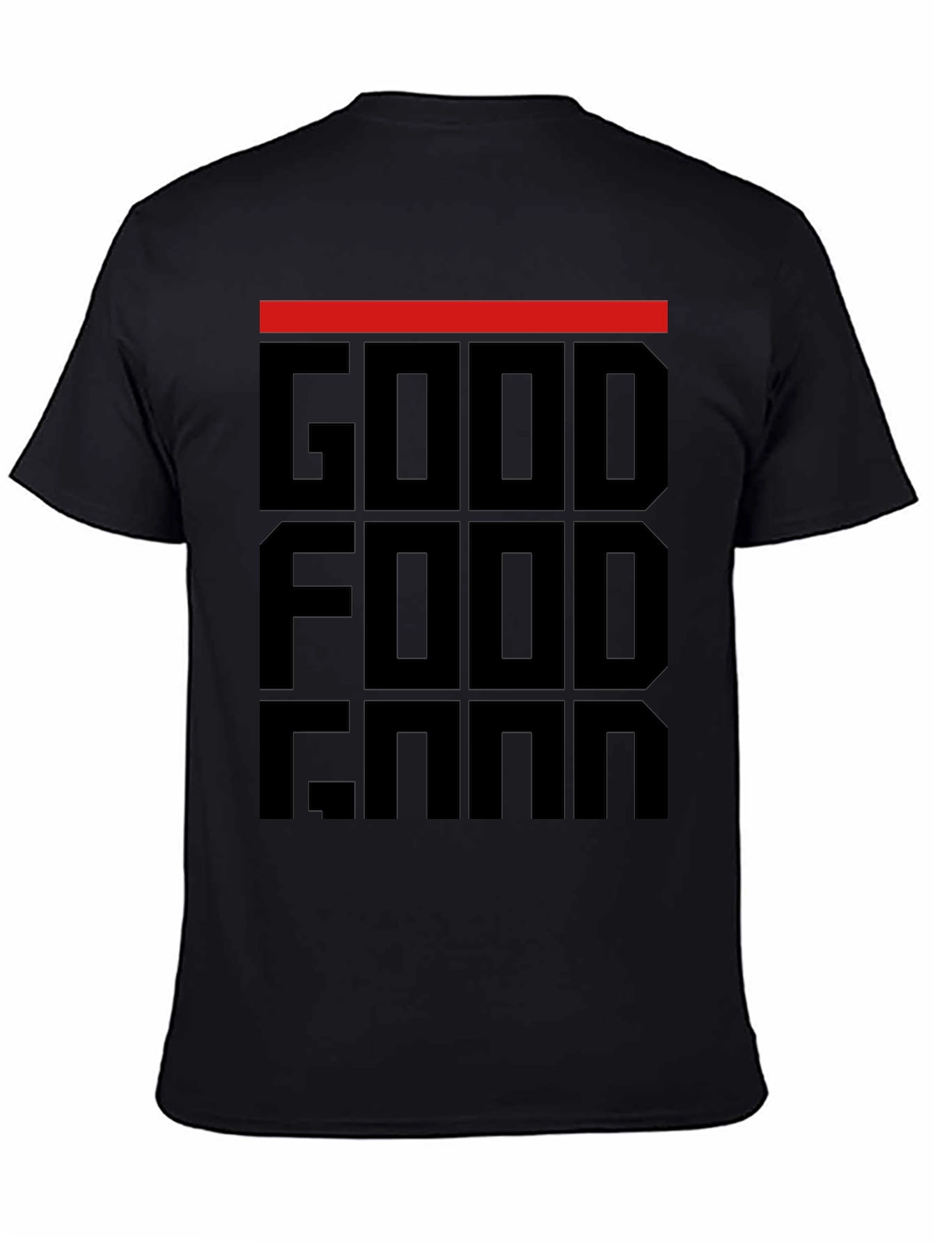 Good Food Gang T-Shirt - Black Graphic Tee