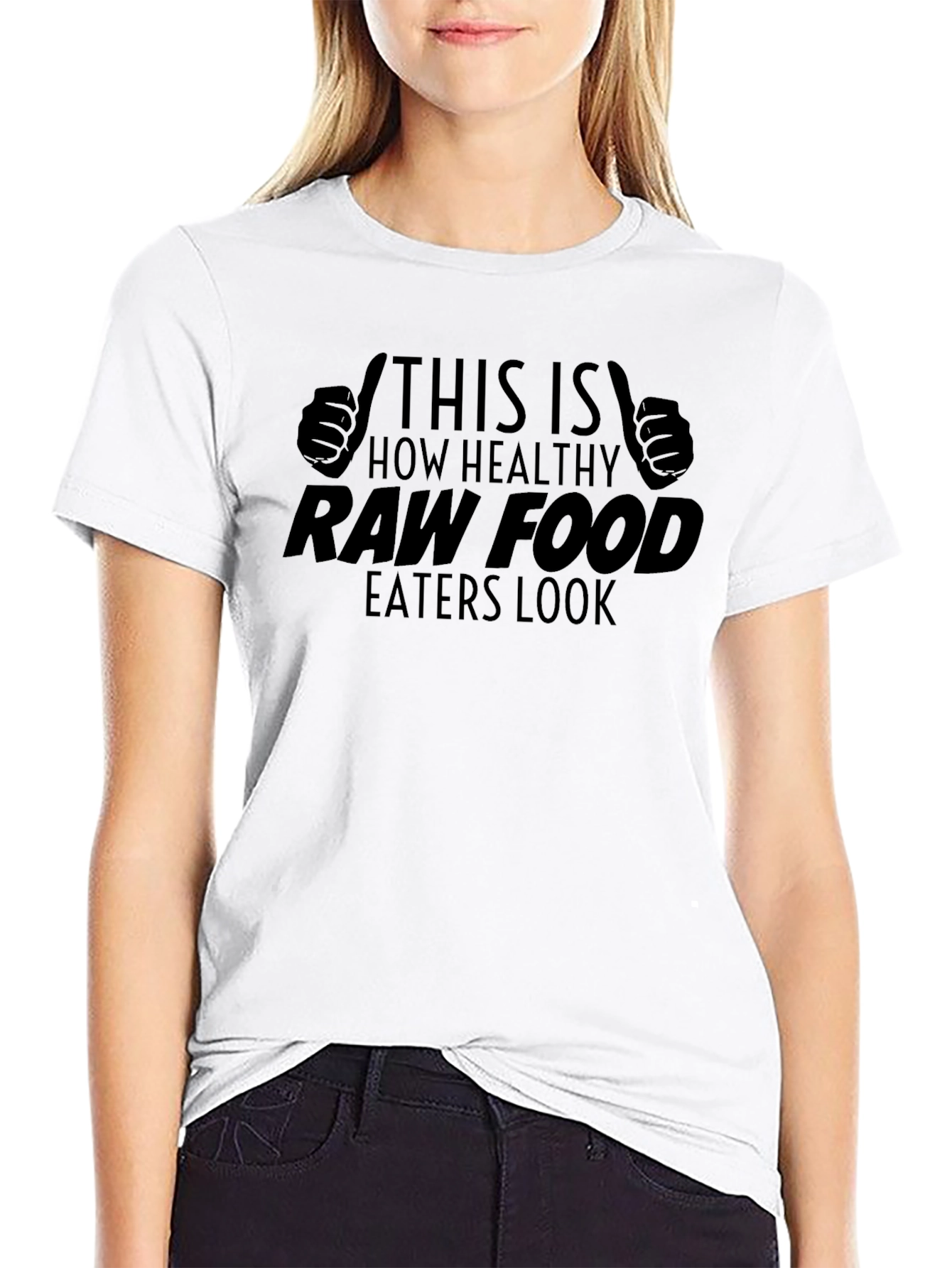 Raw Food Eater Graphic T-Shirt