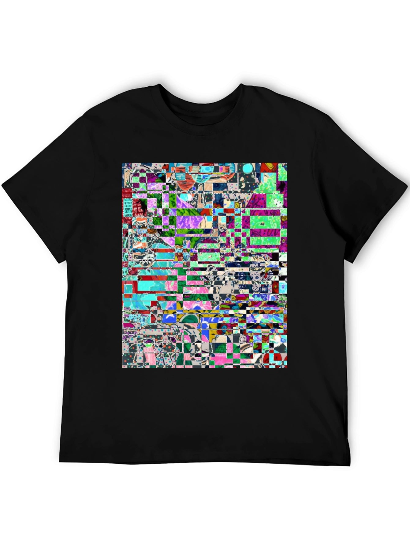 Abstract Glitch Art T-Shirt