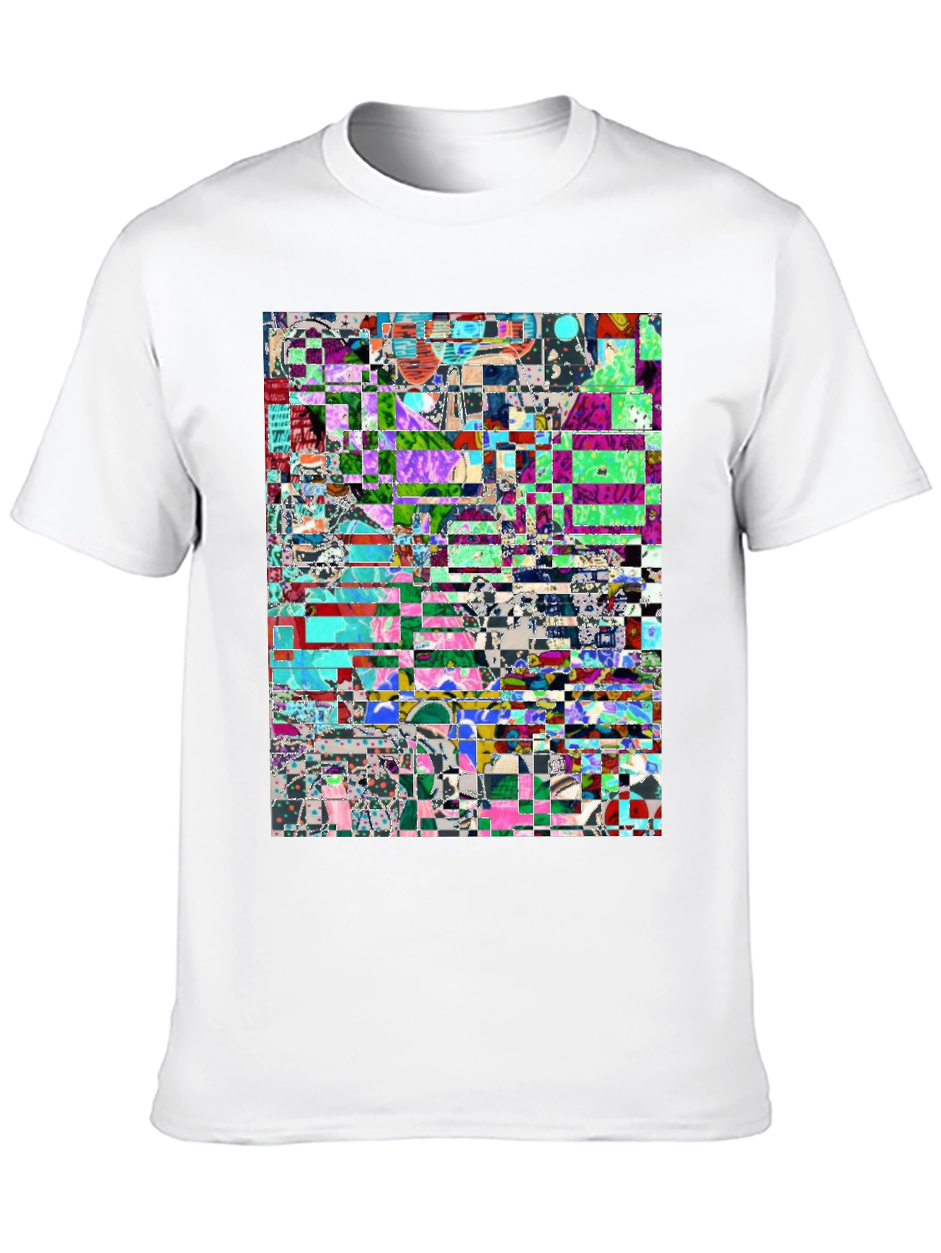 Abstract Glitch Art T-Shirt
