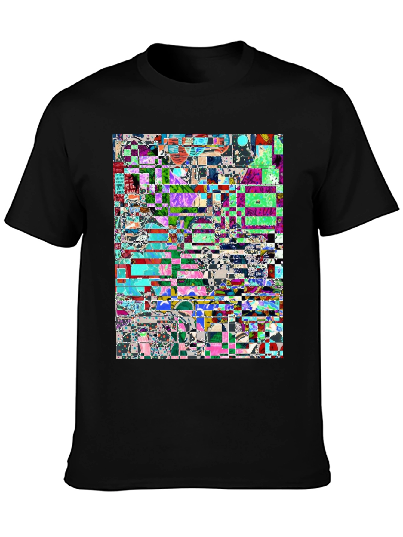 Abstract Glitch Art T-Shirt
