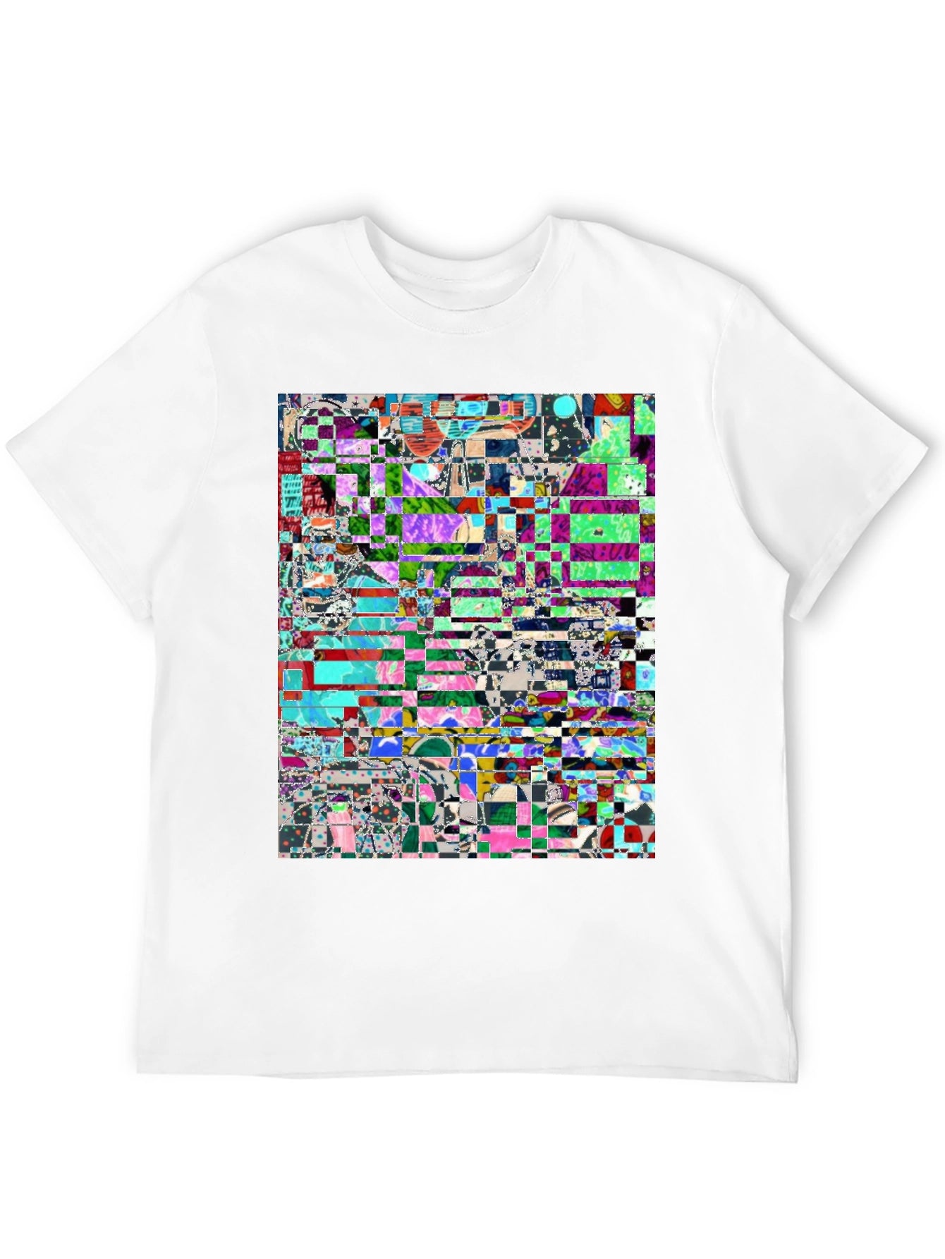 Abstract Glitch Art T-Shirt