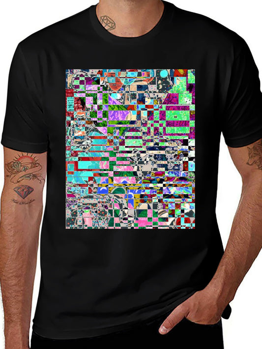 Abstract Glitch Art T-Shirt