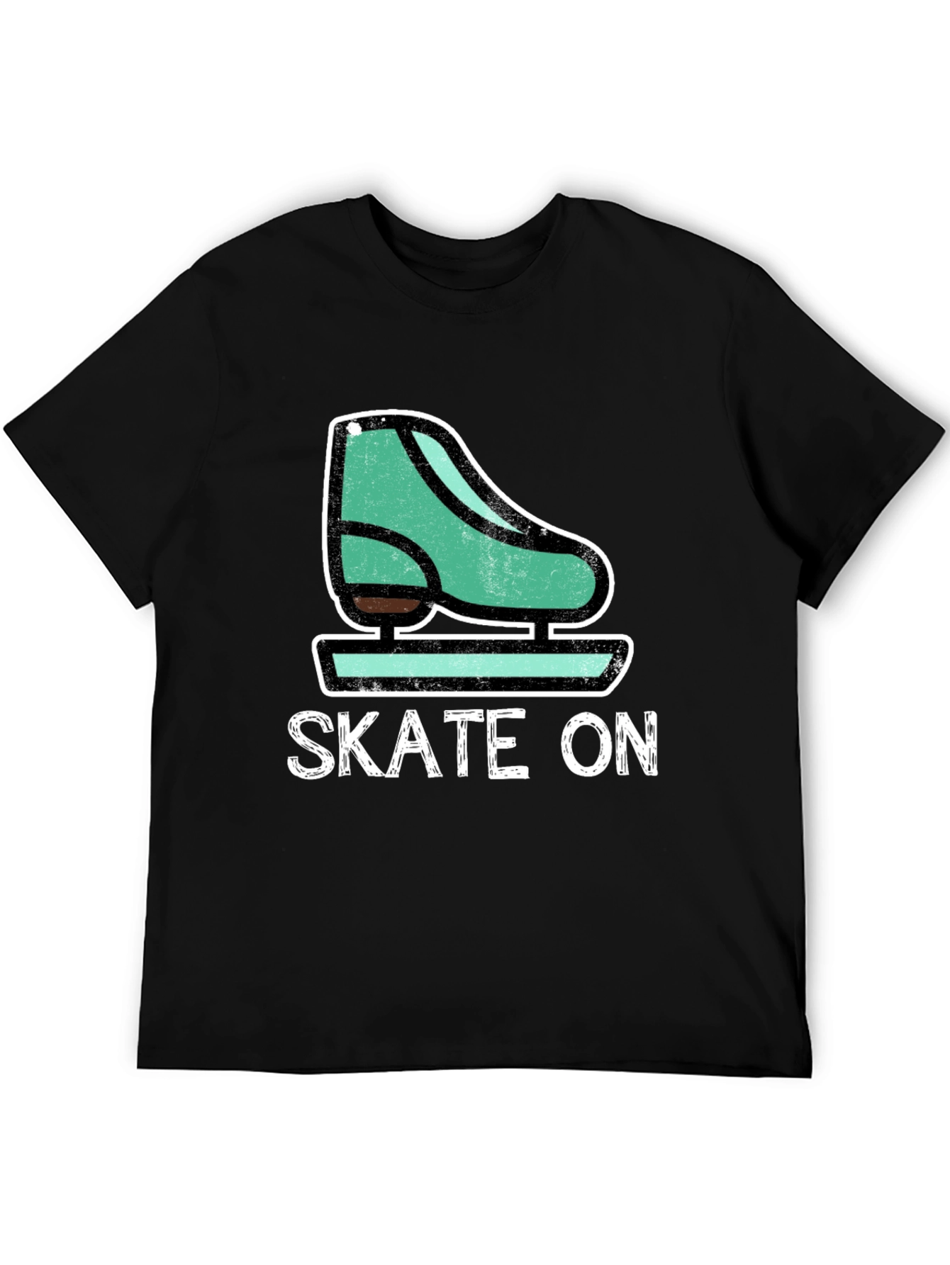 Skate On Tee - Retro Ice Skate Design