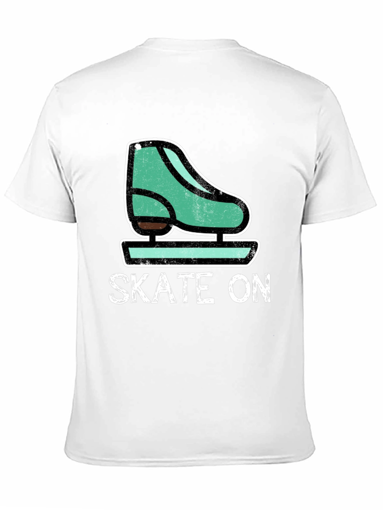 Skate On Tee - Retro Ice Skate Design