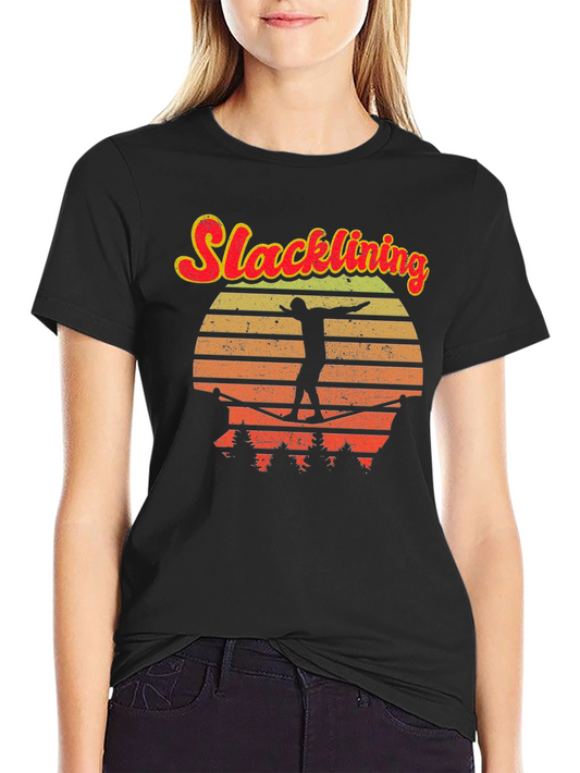 Retro Slacklining T-Shirt