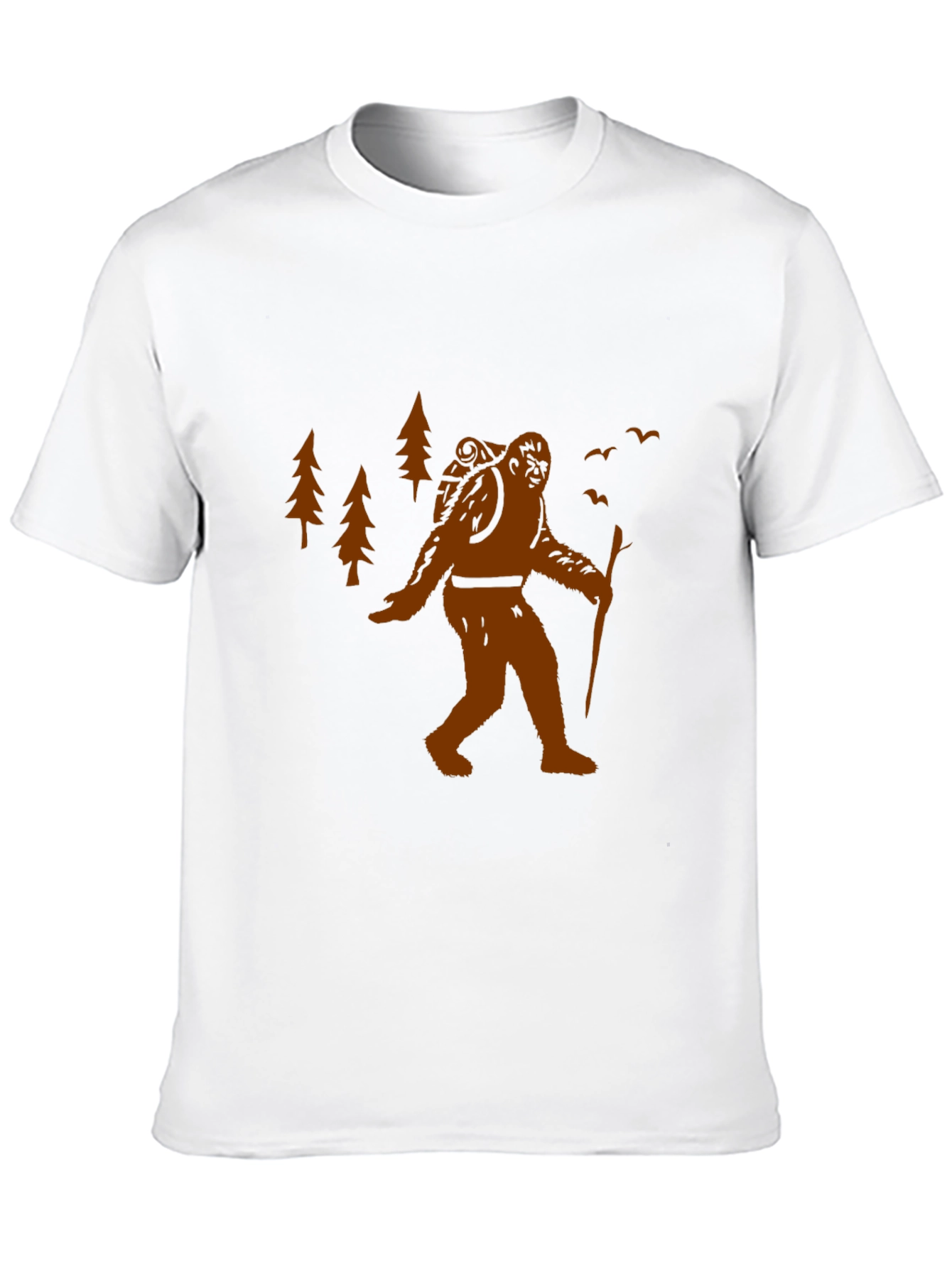 Sasquatch Hiking T-Shirt - Funny Bigfoot Adventure Tee
