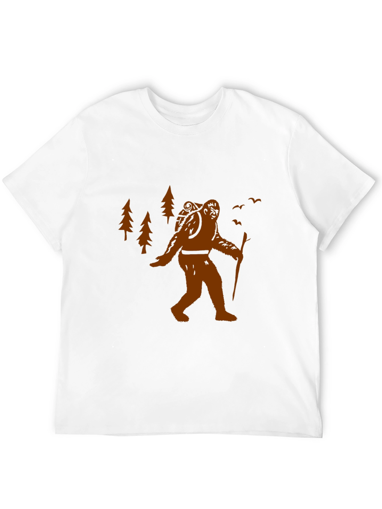 Sasquatch Hiking T-Shirt - Funny Bigfoot Adventure Tee