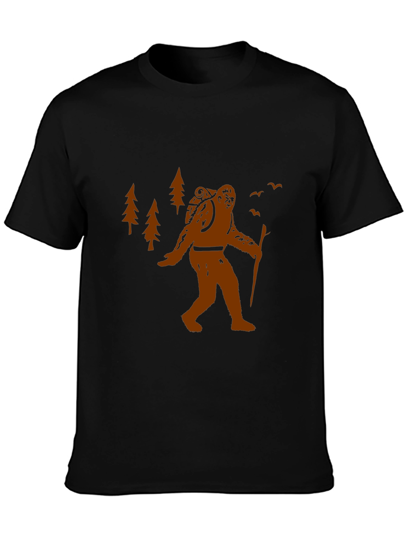 Sasquatch Hiking T-Shirt - Funny Bigfoot Adventure Tee