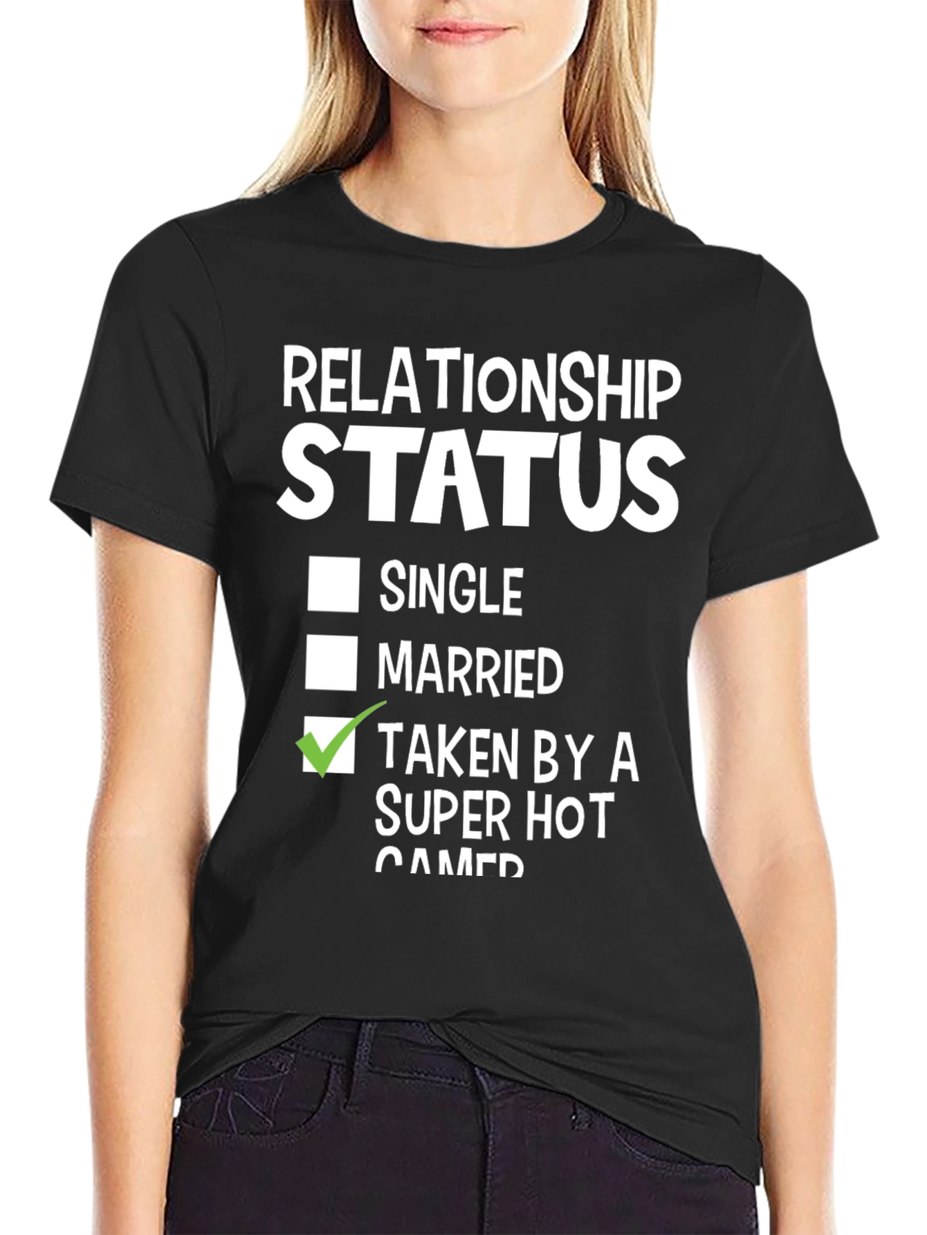 Relationship Status: Taken By A Super Hot Gamer T-Shirt