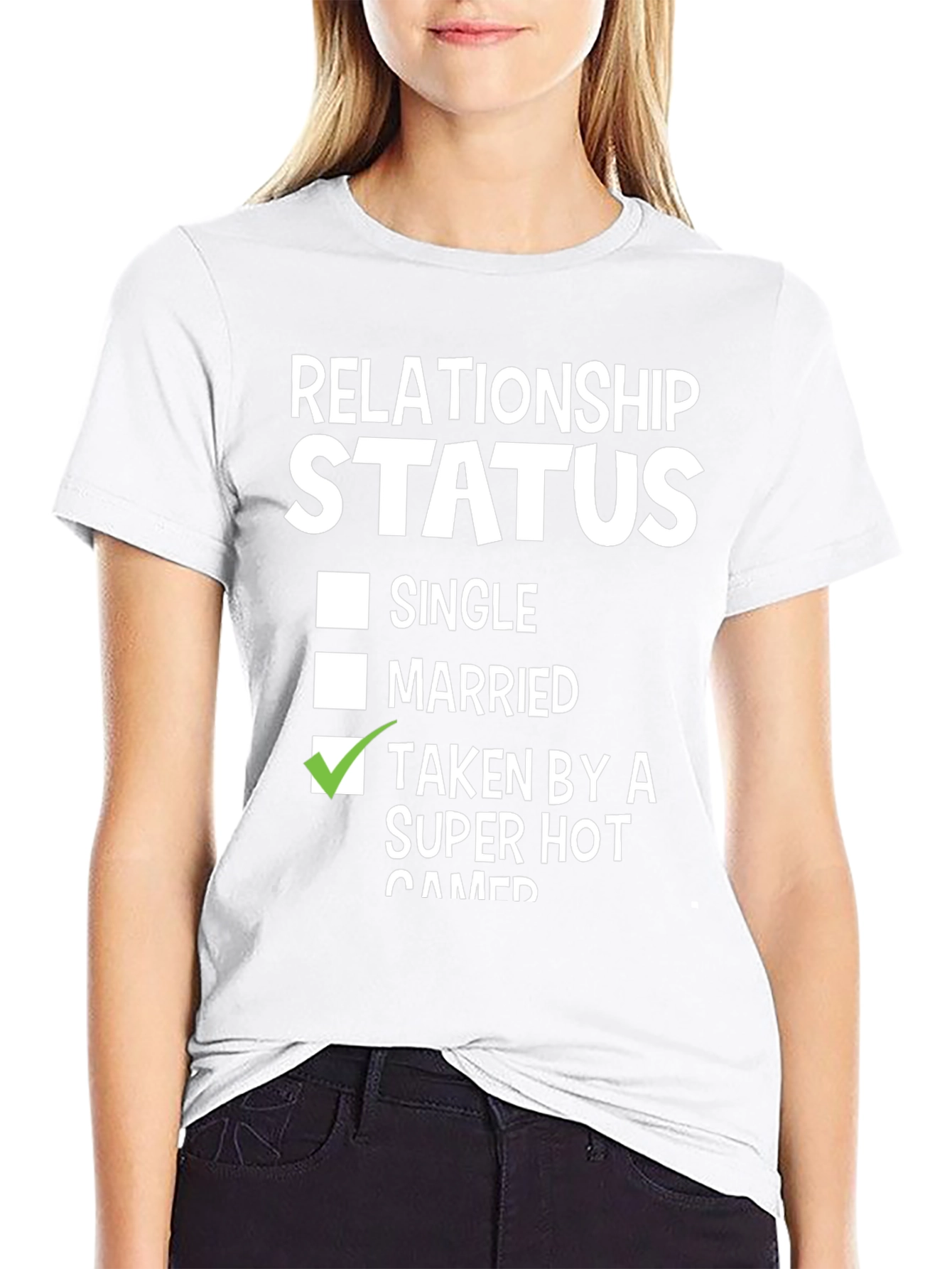 Relationship Status: Taken By A Super Hot Gamer T-Shirt