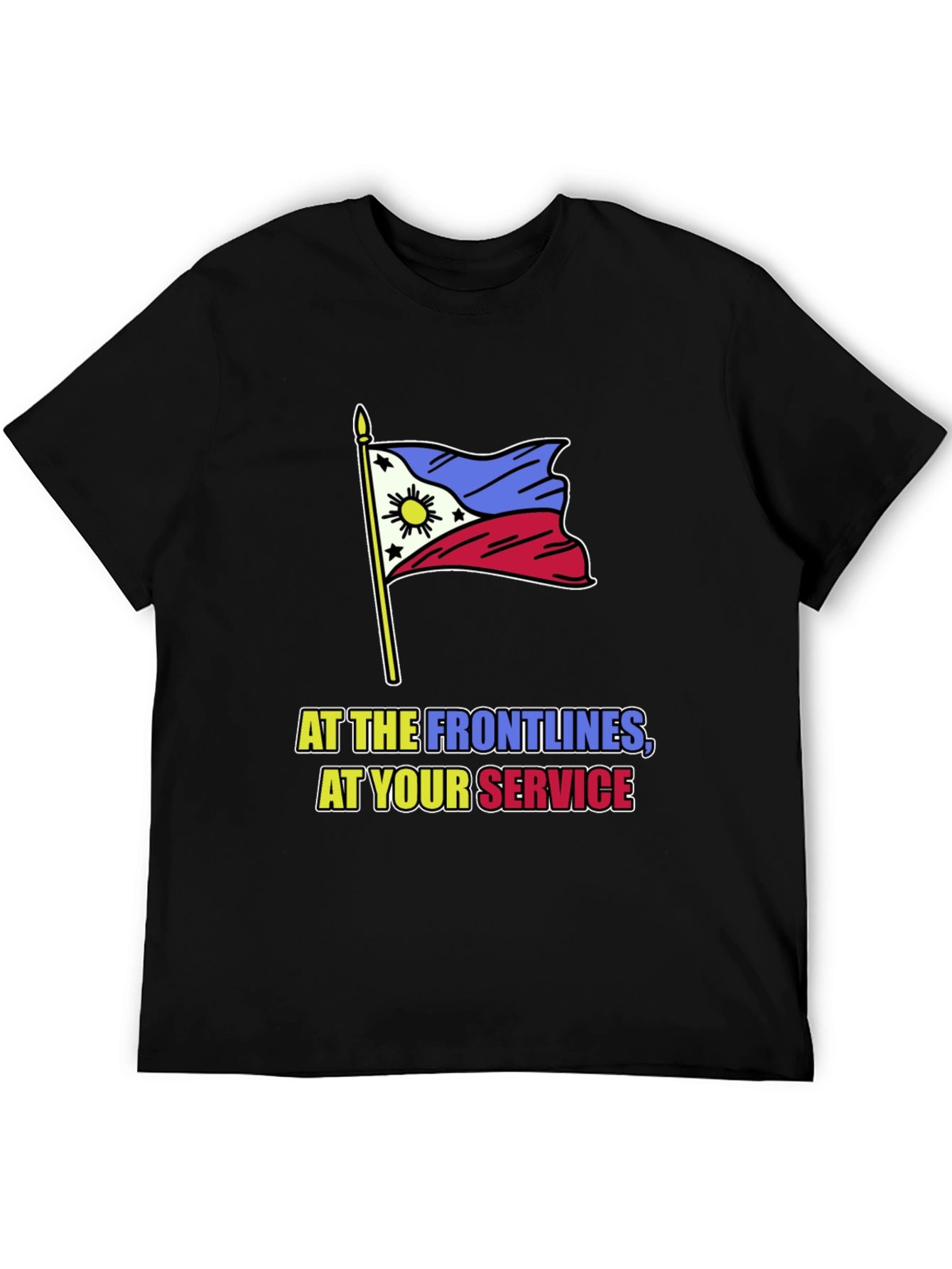 Philippine Flag T-Shirt - At Your Service