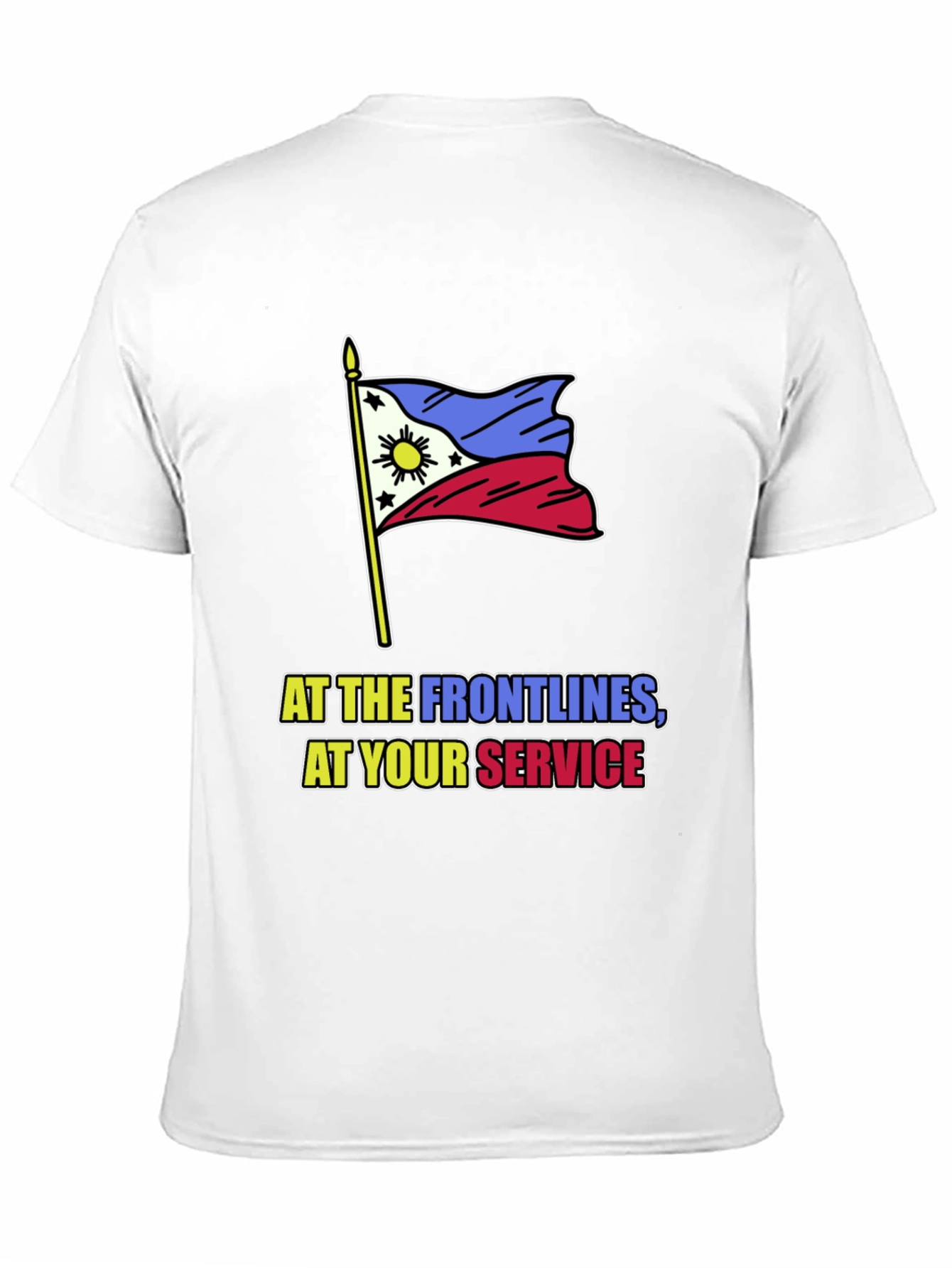 Philippine Flag T-Shirt - At Your Service