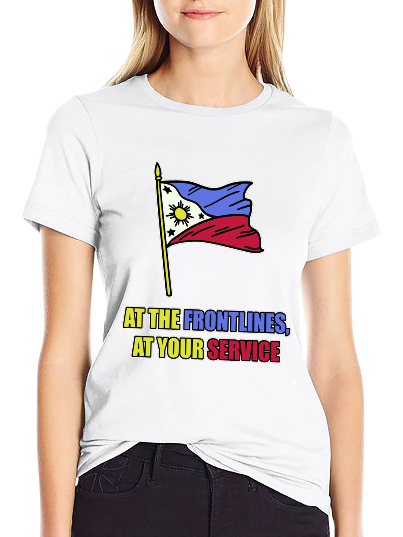 Philippine Flag T-Shirt - At Your Service