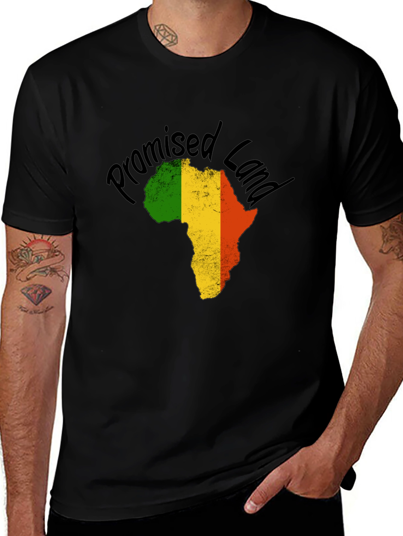 Promised Land Africa Map Graphic T-Shirt