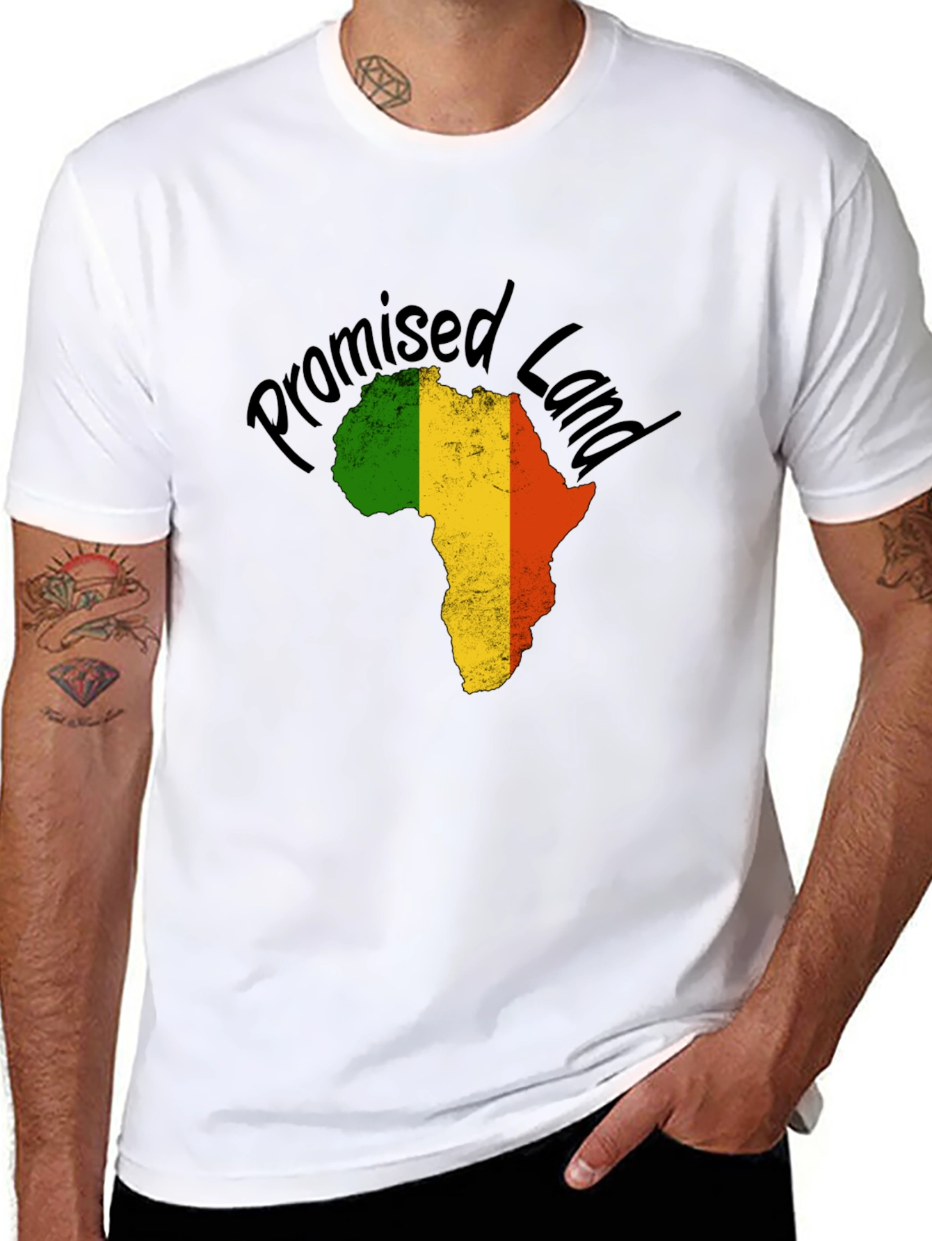Promised Land Africa Map Graphic T-Shirt