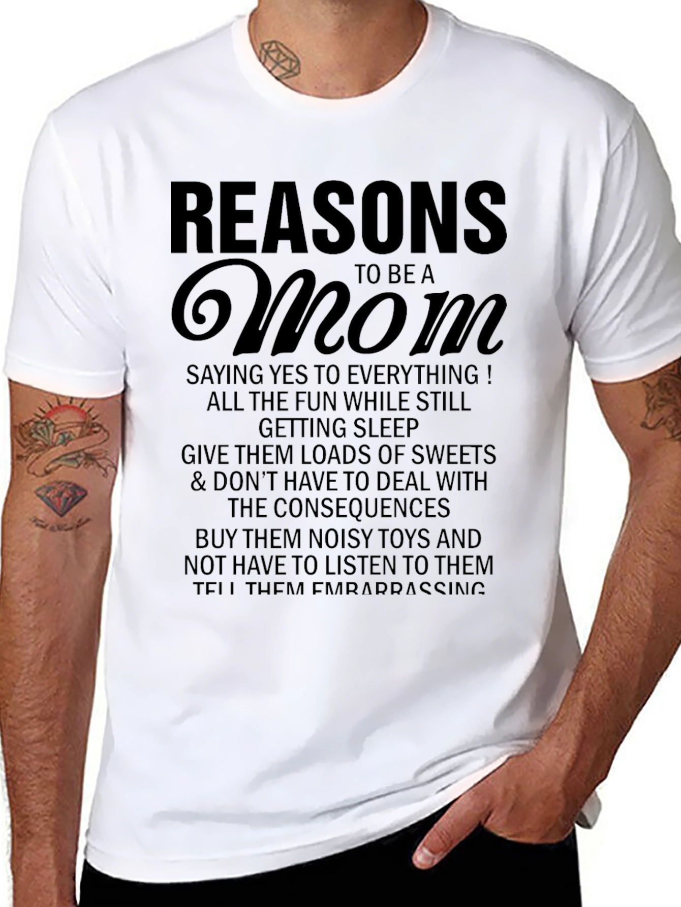 Reasons to be a Mom Graphic T-Shirt