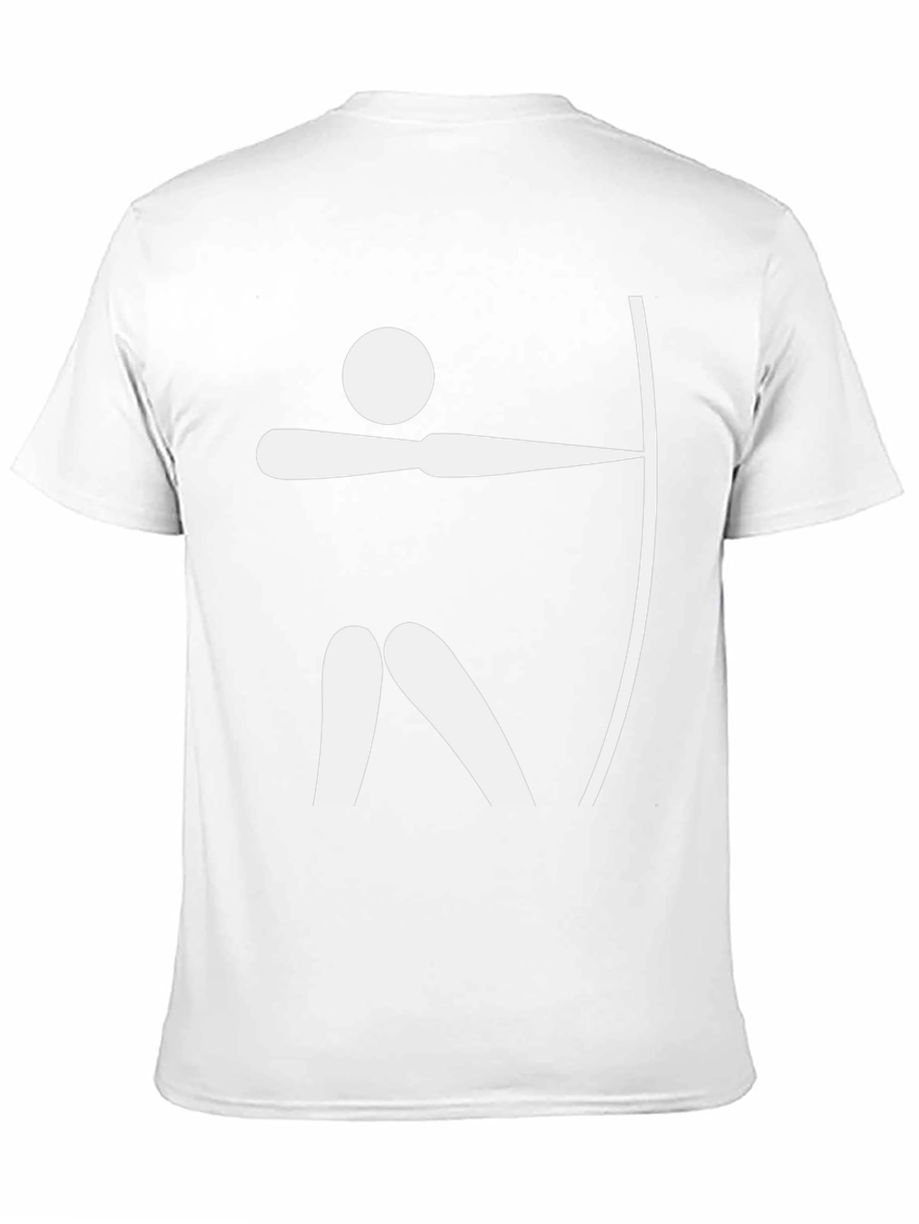 Archery Graphic Tee - Black Cotton T-Shirt