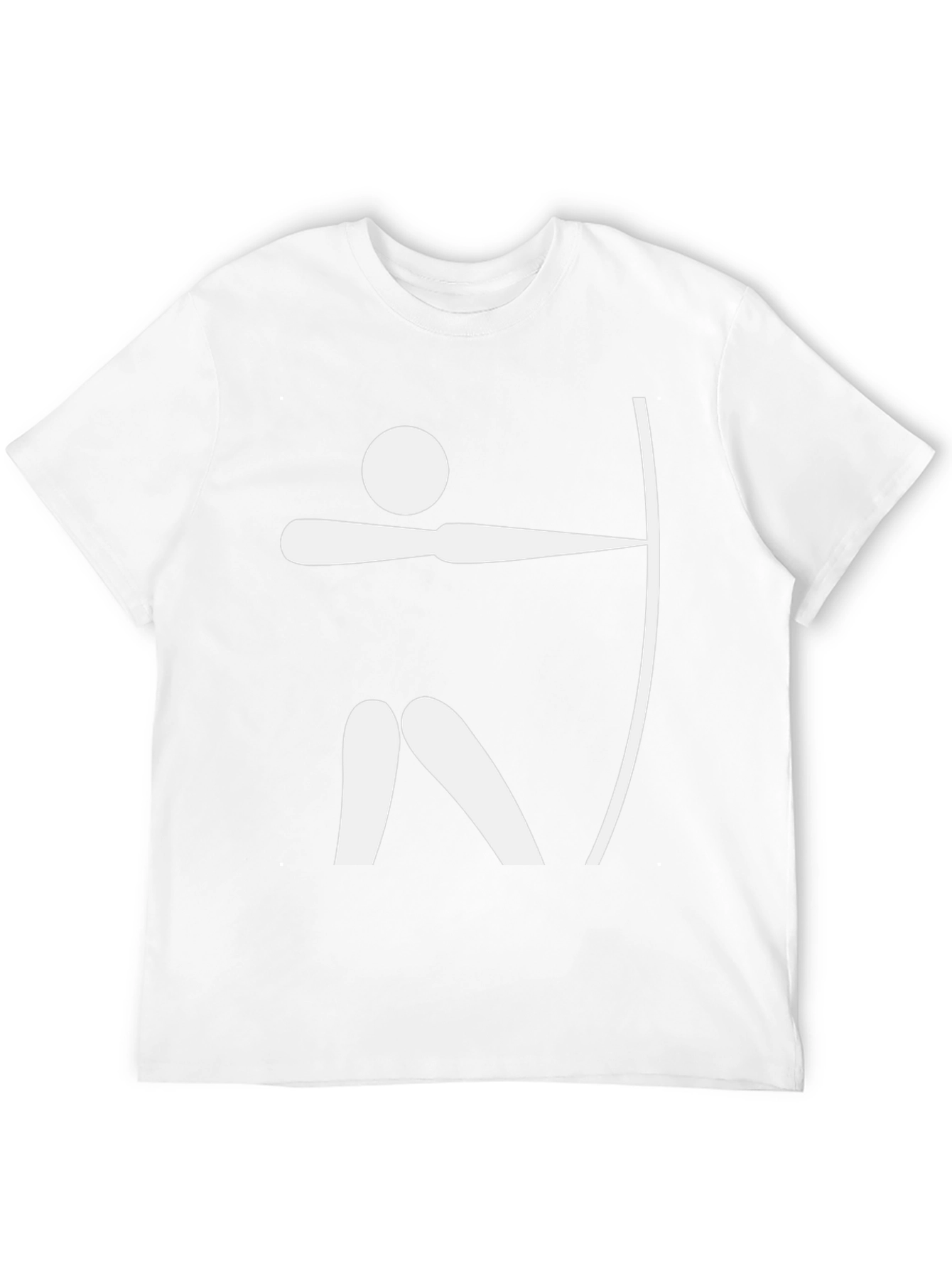 Archery Graphic Tee - Black Cotton T-Shirt
