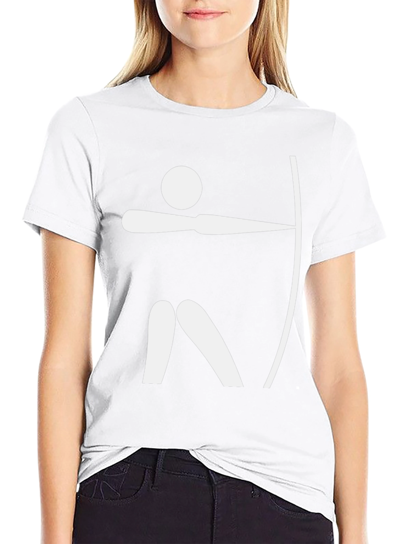 Archery Graphic Tee - Black Cotton T-Shirt