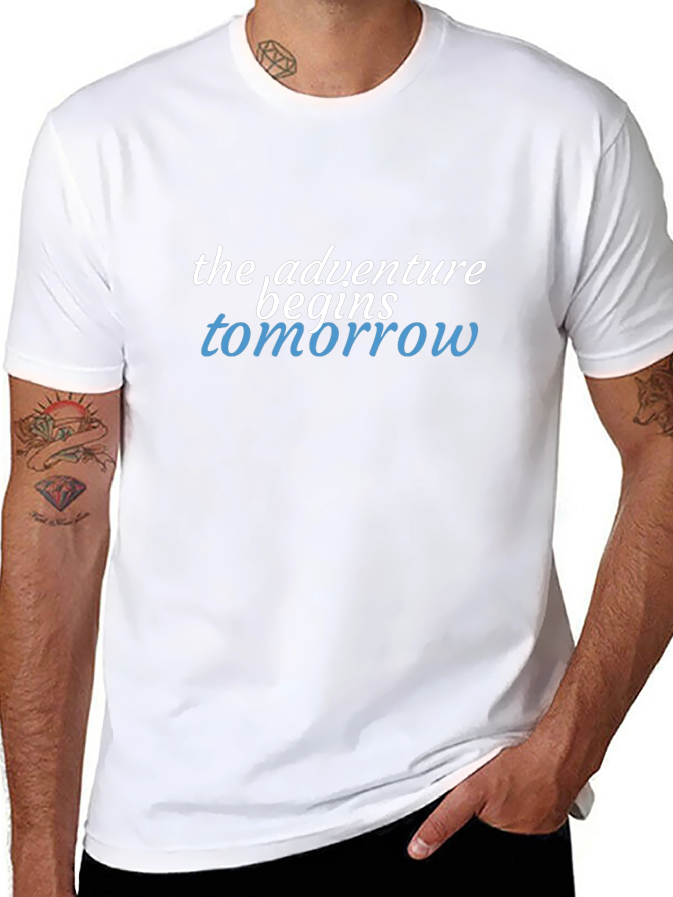 Adventure Begins Tomorrow Graphic T-Shirt