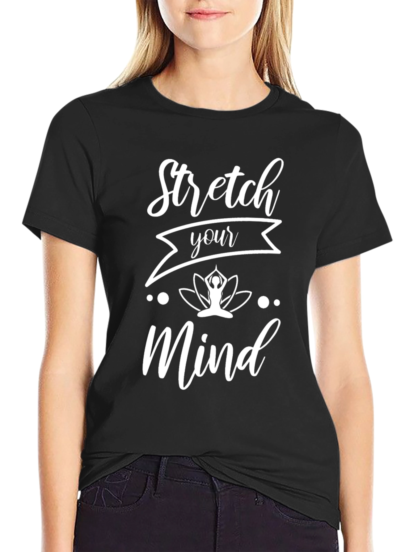 Stretch Your Mind T-Shirt - Yoga Meditation Tee
