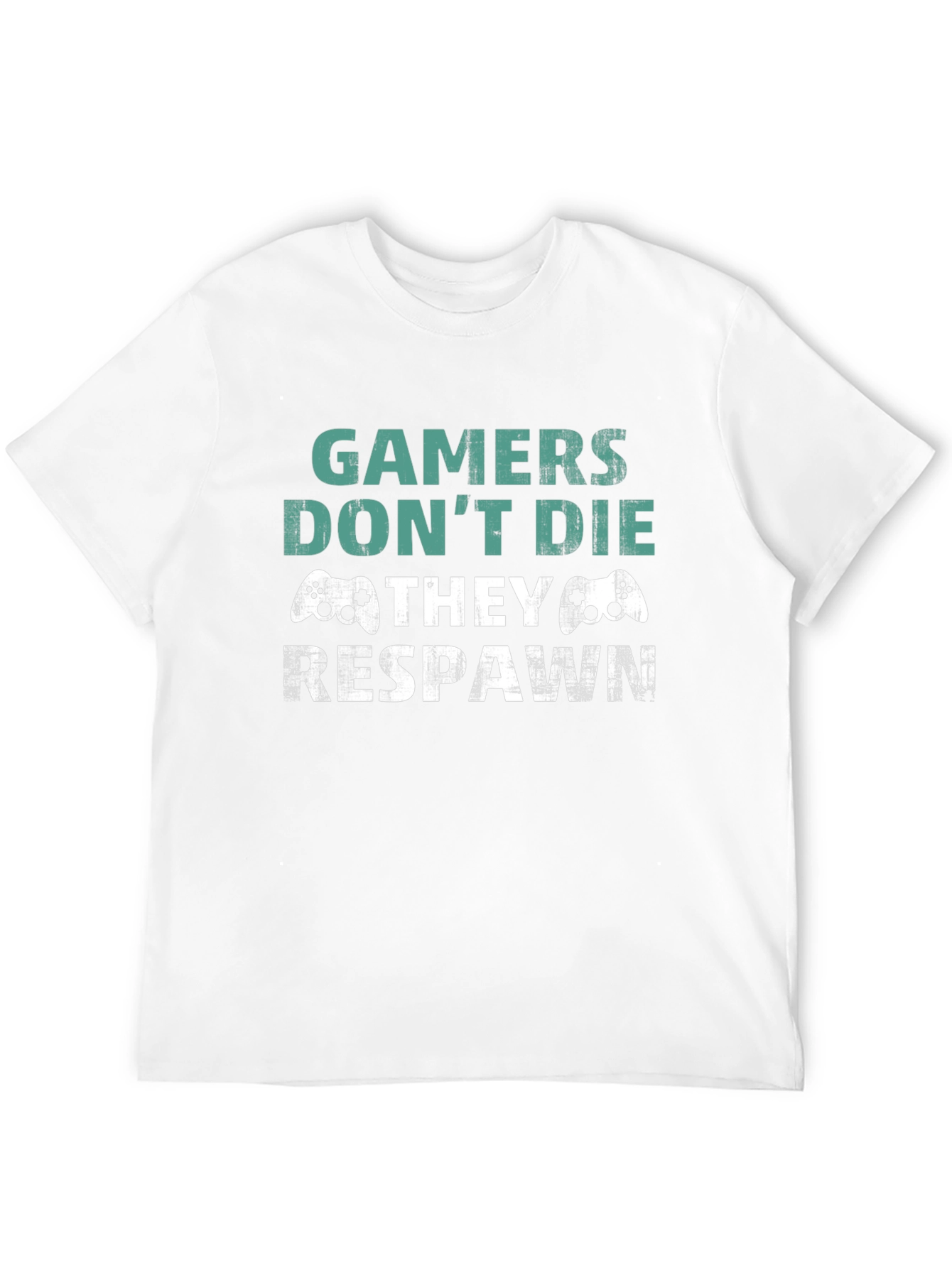 Gamer Respawn Graphic T-Shirt - Black