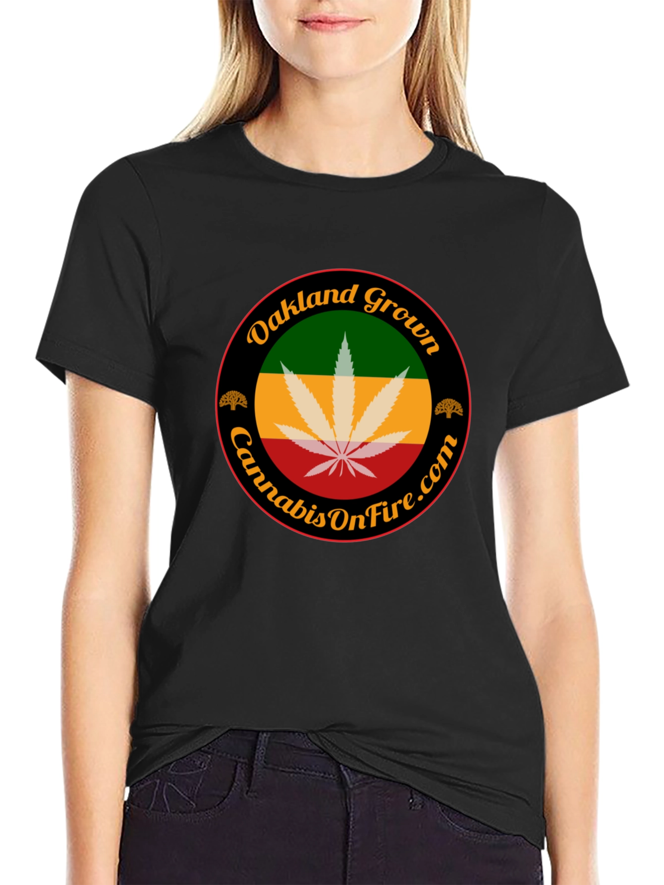 Oakland Grown Cannabis Tee - Premium Comfort