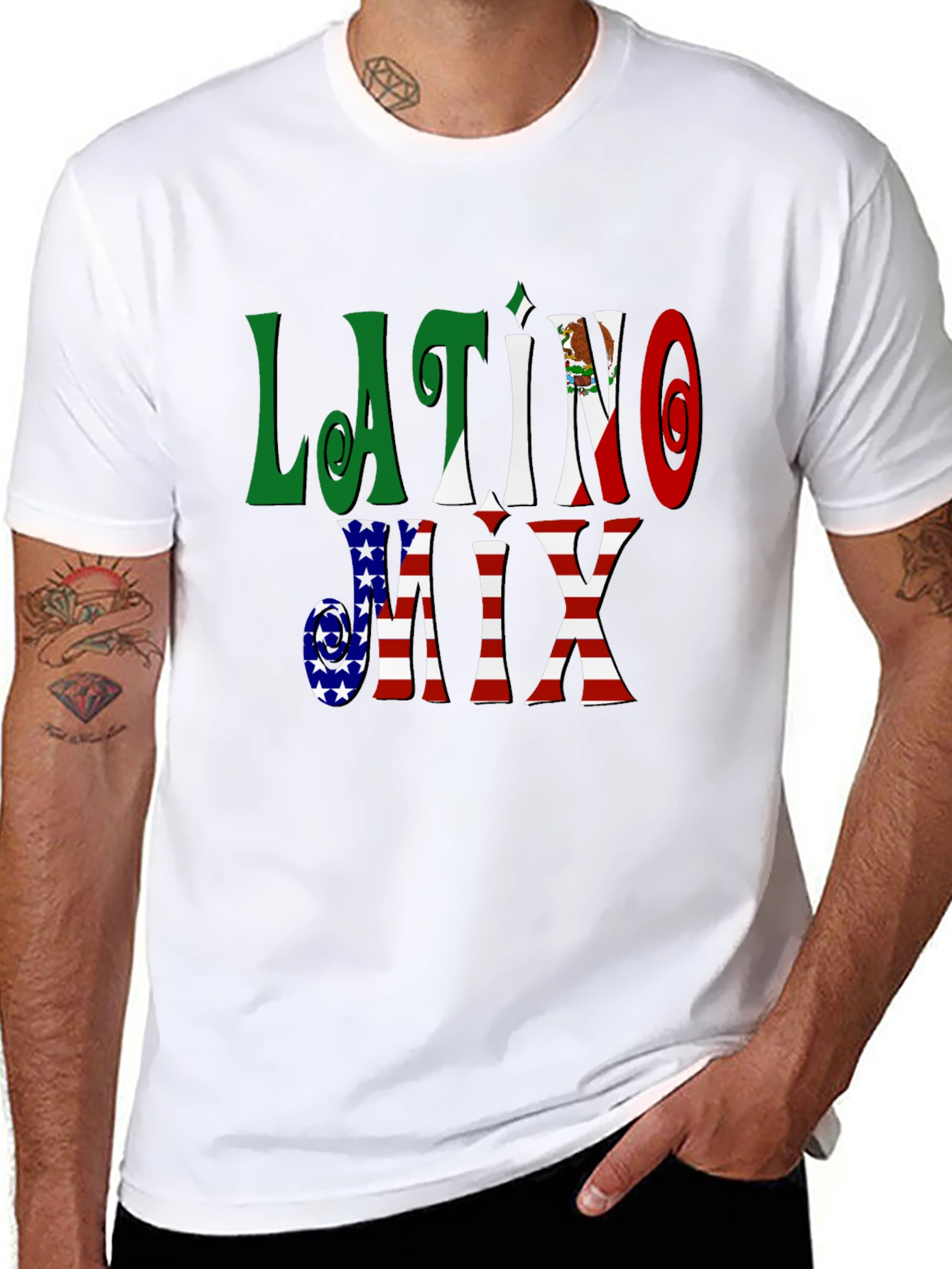 Latino Mix Graphic T-Shirt