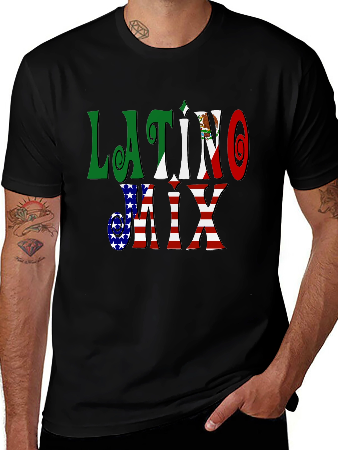 Latino Mix Graphic T-Shirt