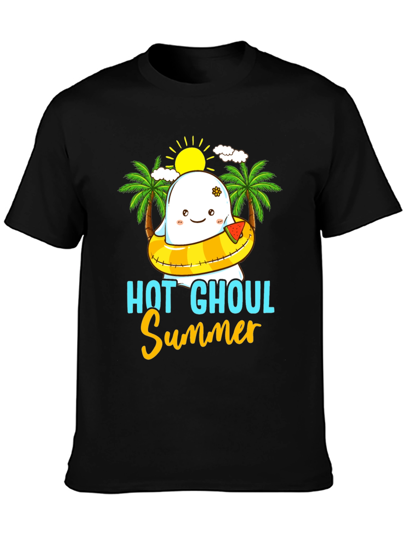 Hot Ghoul Summer Graphic T-Shirt
