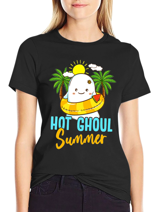 Hot Ghoul Summer Graphic T-Shirt