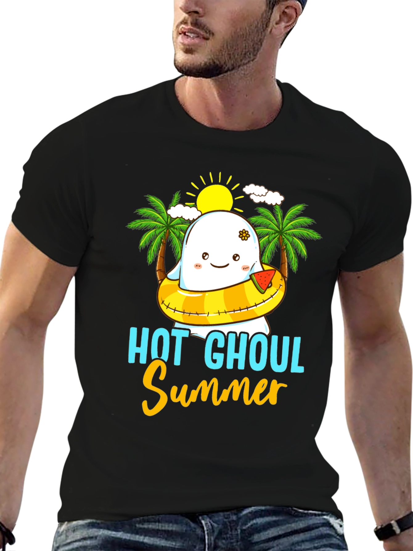 Hot Ghoul Summer Graphic T-Shirt