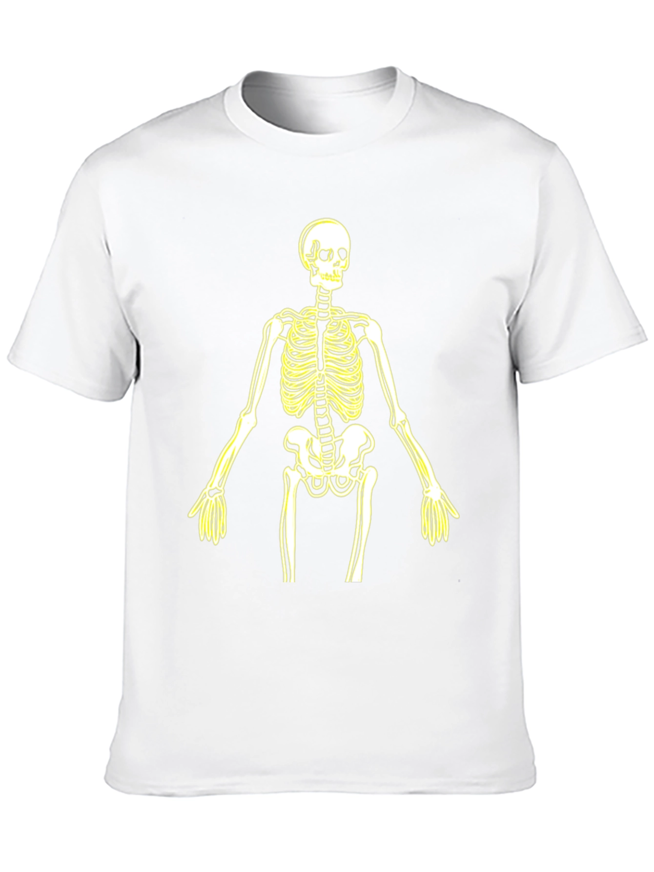 Skeleton Graphic Tee - Halloween Style