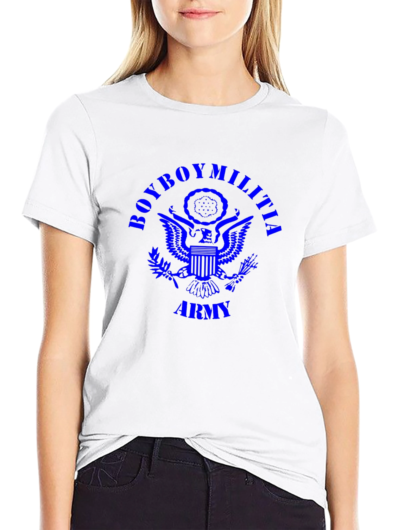 BoyBoy Militia Army T-Shirt - Blue Print