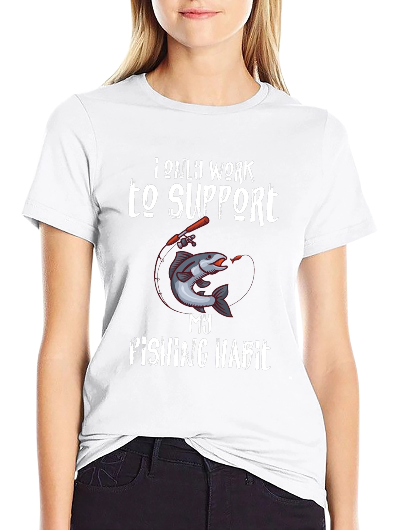 Fishing Habit T-Shirt - Funny Angler Tee
