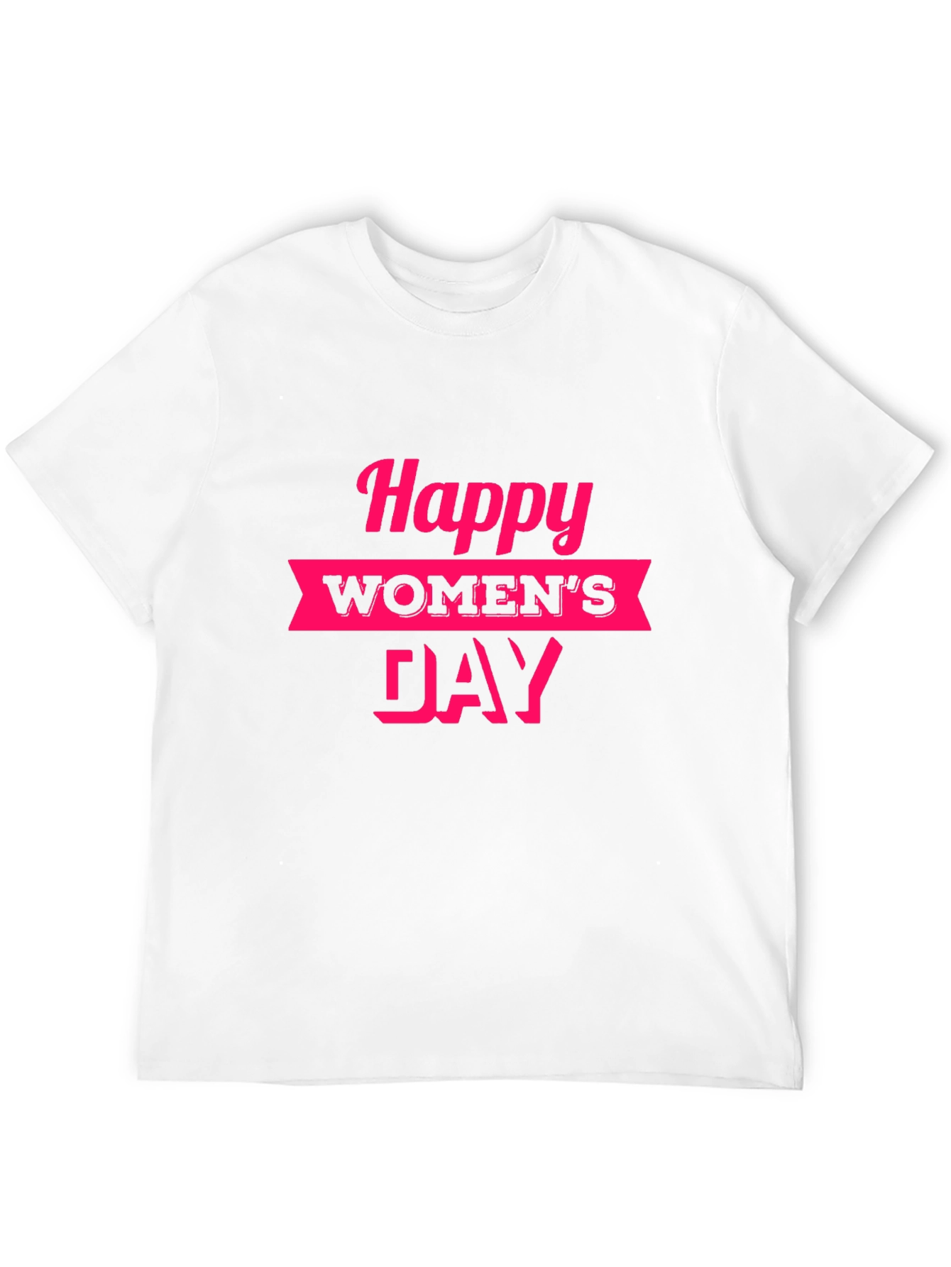 Happy Womens Day Graphic Tee - Black