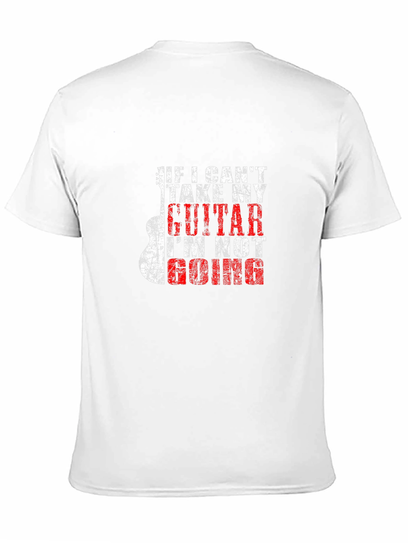 Guitar Lover T-Shirt: If I Cant Take My Guitar...