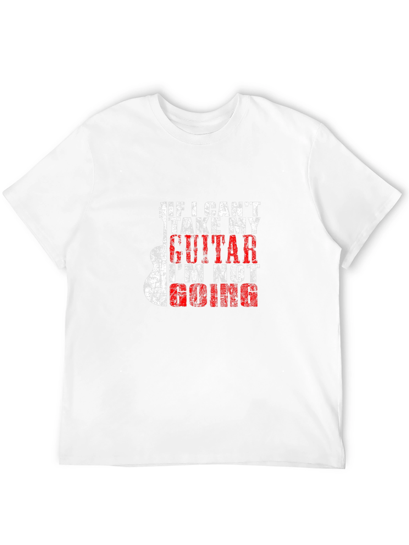 Guitar Lover T-Shirt: If I Cant Take My Guitar...