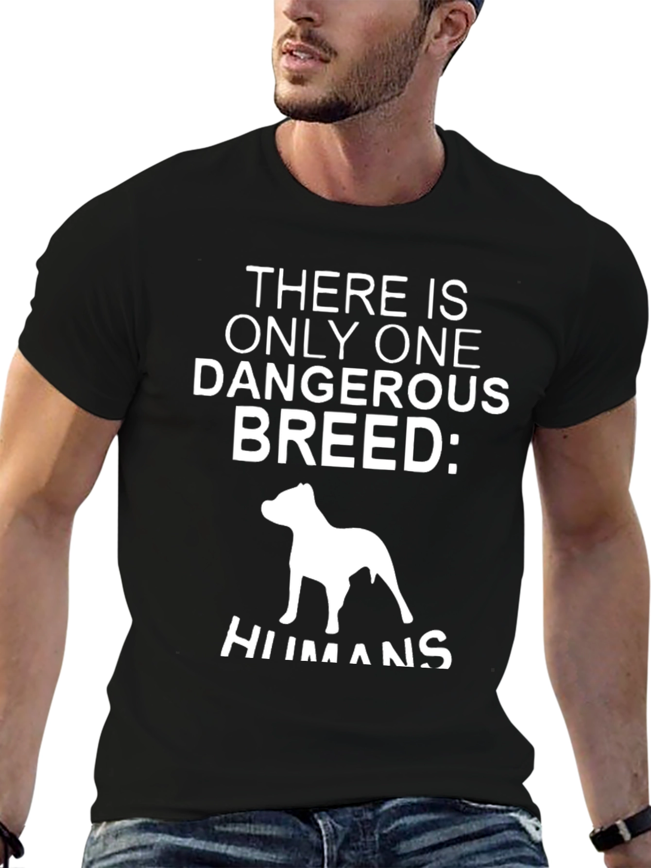 Dangerous Breed T-Shirt Funny Dog Lover Tee