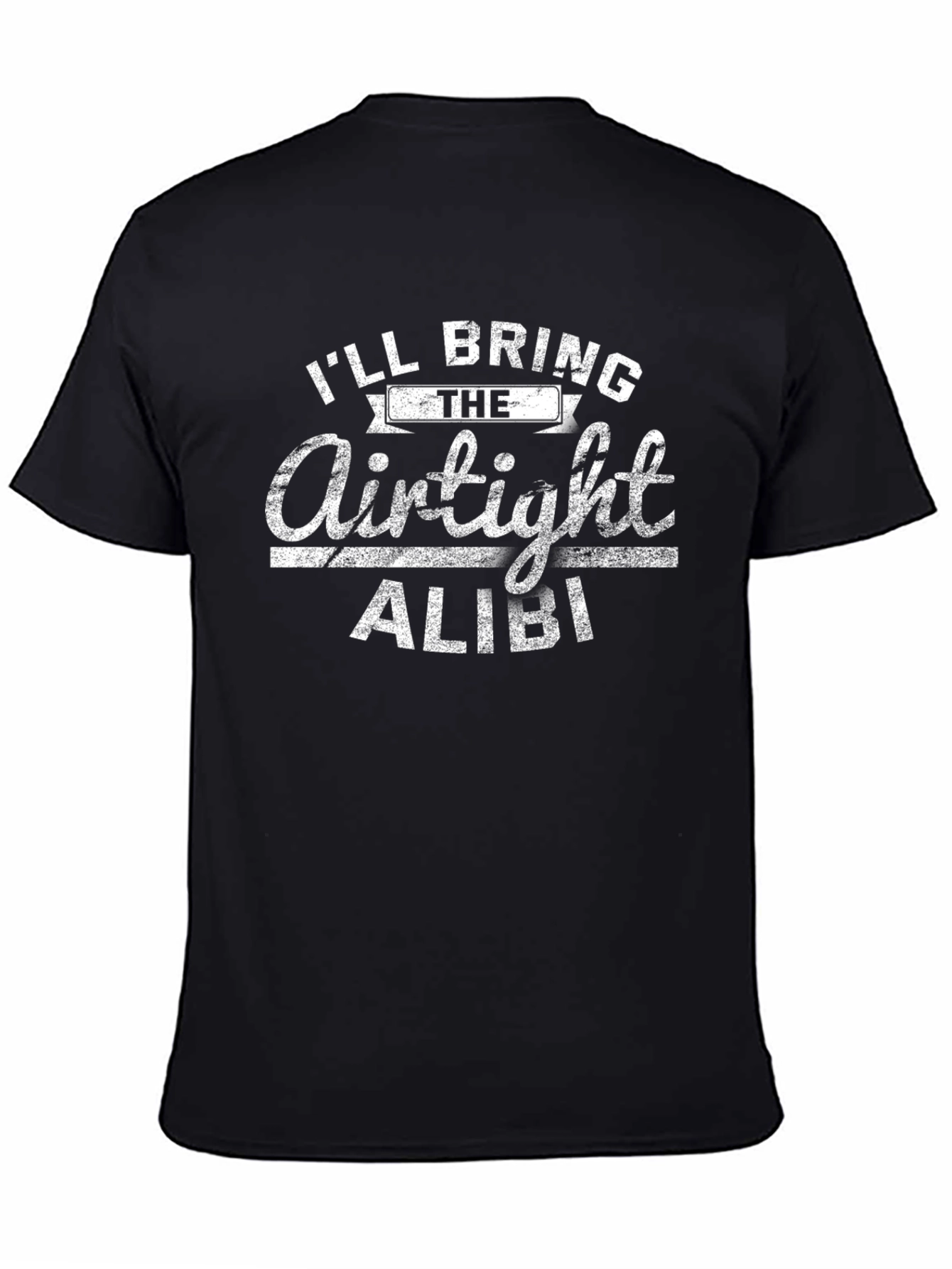 Airtight Alibi Novelty Graphic T-Shirt