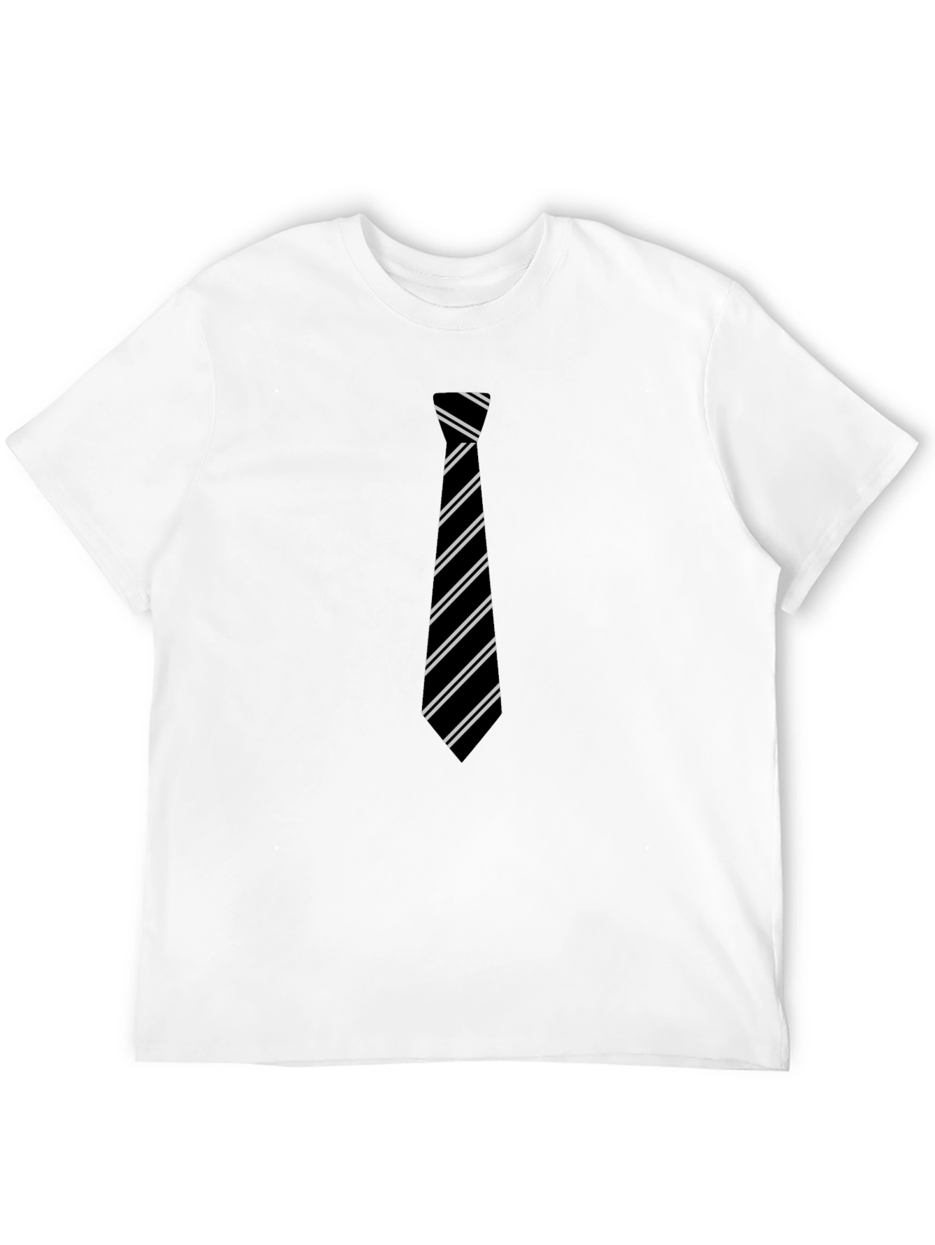 Tie Graphic Black T-Shirt